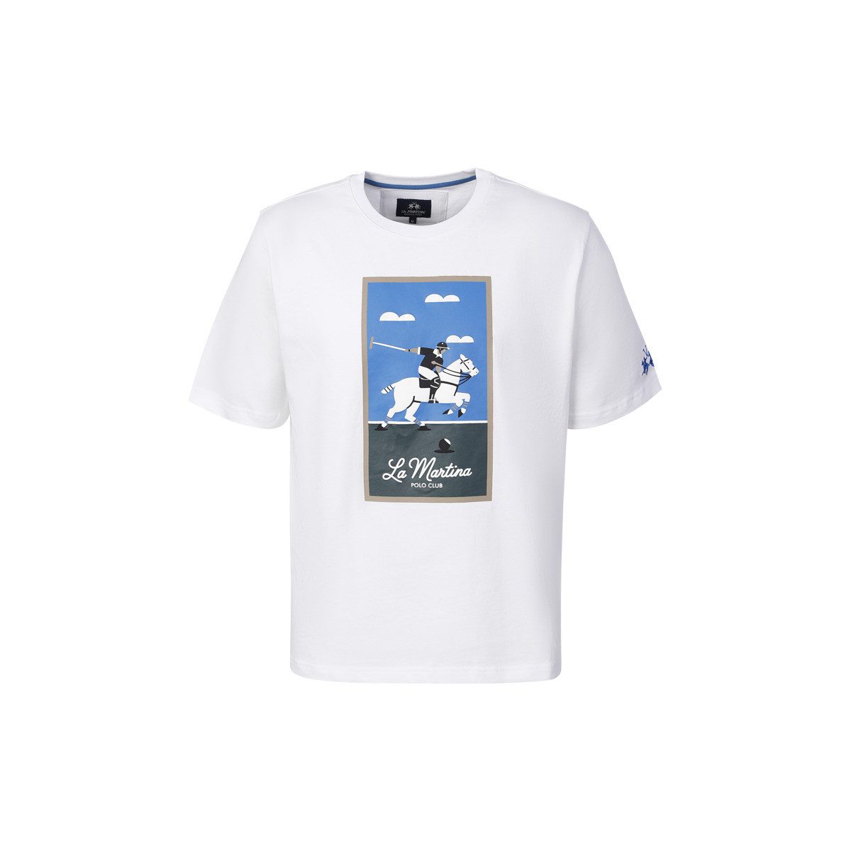 La Martina T-Shirt MCR326 Herren (1-tlg) Shirt, Oberteil, Leibchen, Funktionsshirt, Shortsleeve Shirt