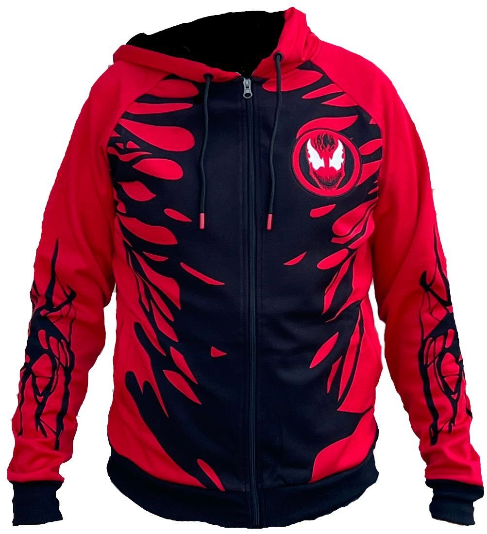 MARVEL Kapuzensweatshirt VENOM CARNAGE Marvel Jacke mit Kapuze Sweatshirt Spiderman