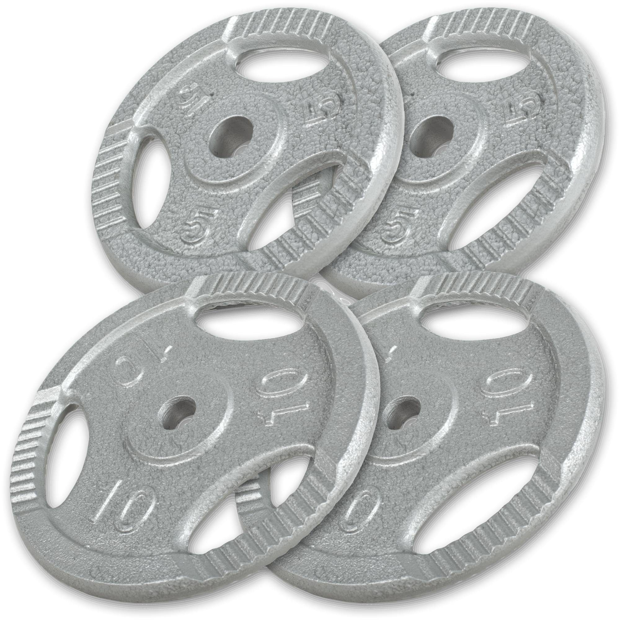 GORILLA SPORTS Hantelscheibe Hantelscheibe Guss Gripper 0,5-20 KG, 30 kg