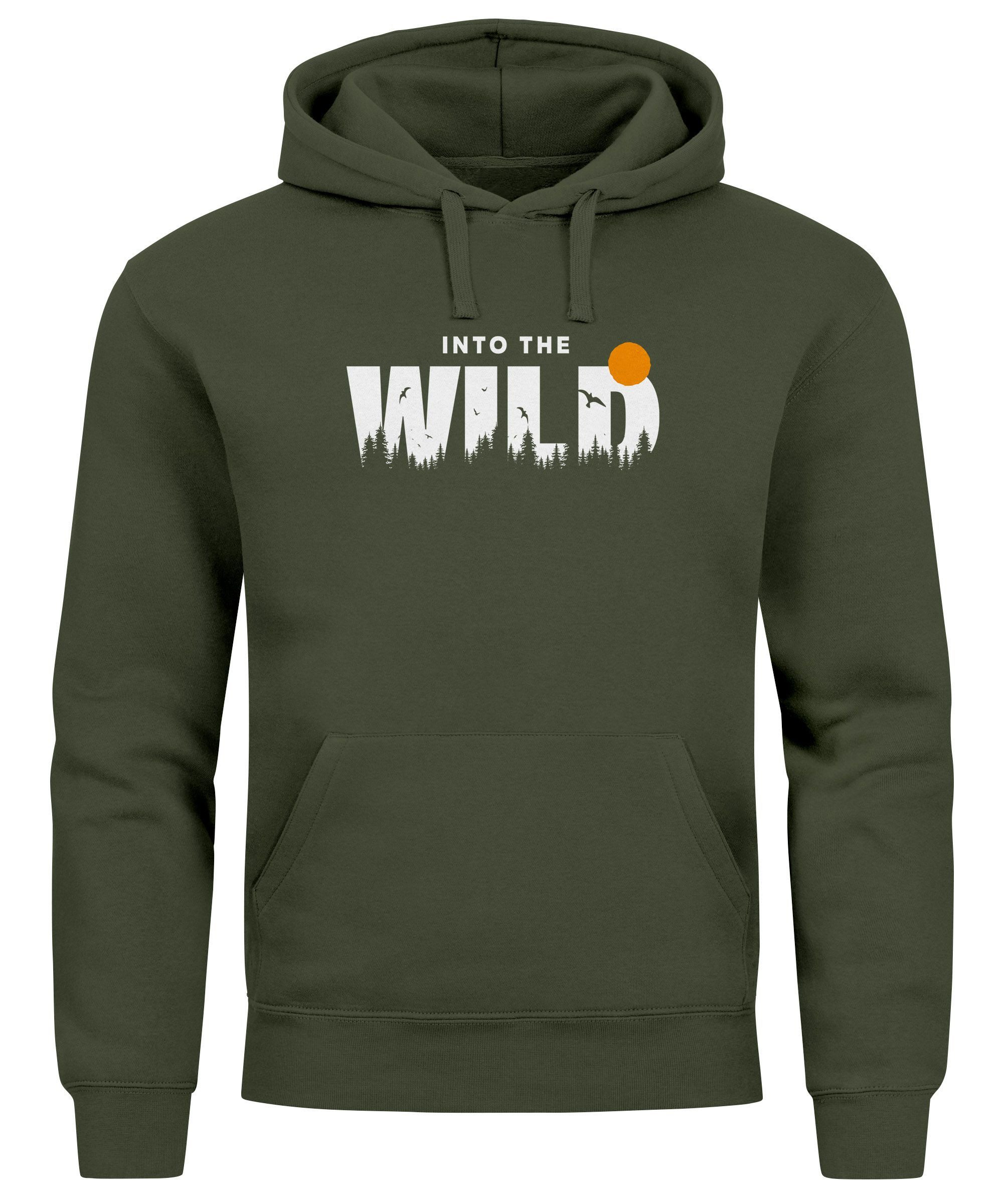 Neverless Hoodie Hoodie Herren Brustprint Bedruckt günstig online kaufen