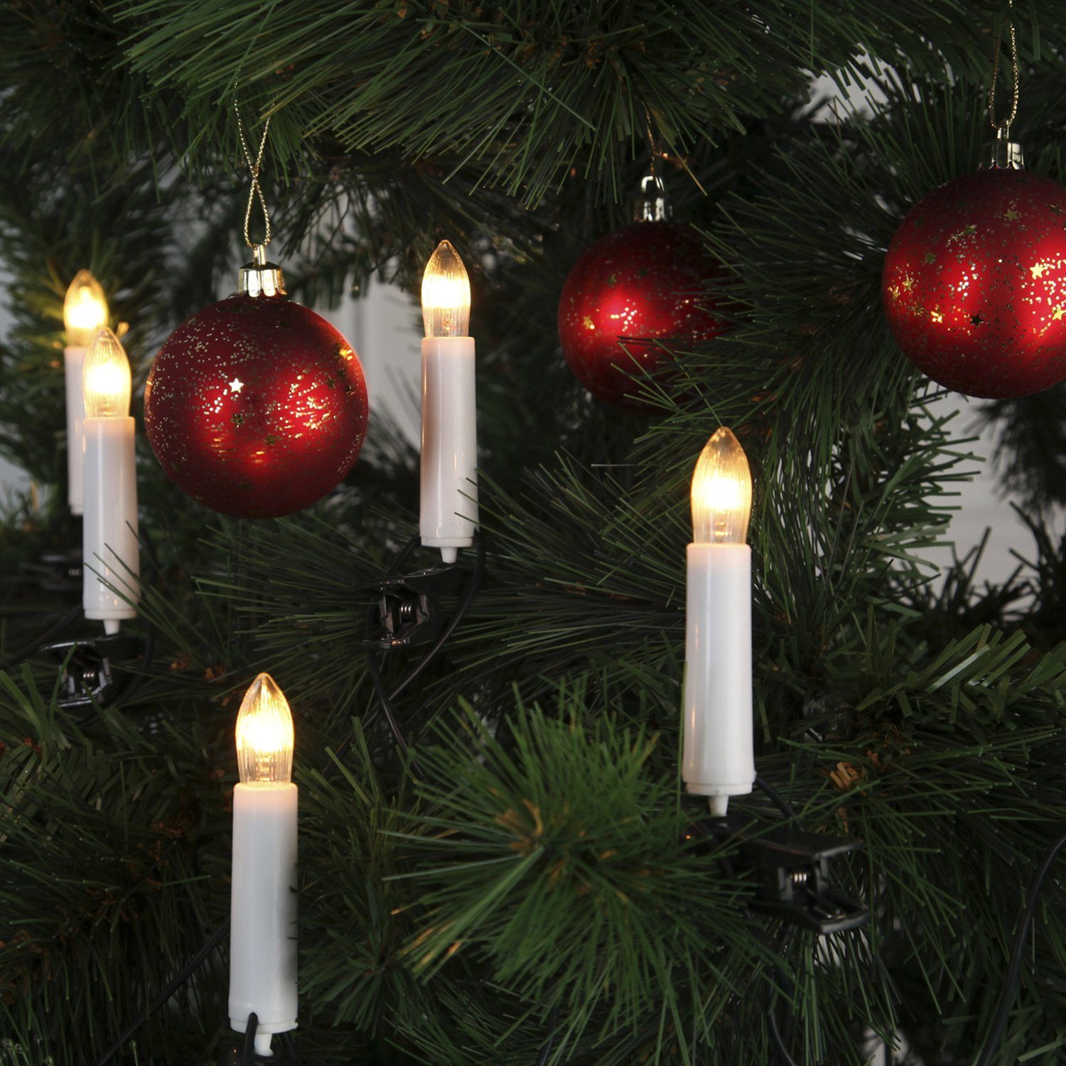 star trading christbaumkerzen kerzenlichterkette baumkerzen weihnachten 16 gluhlampen e10 l 7 5m fur innen 16 flammig online kaufen otto