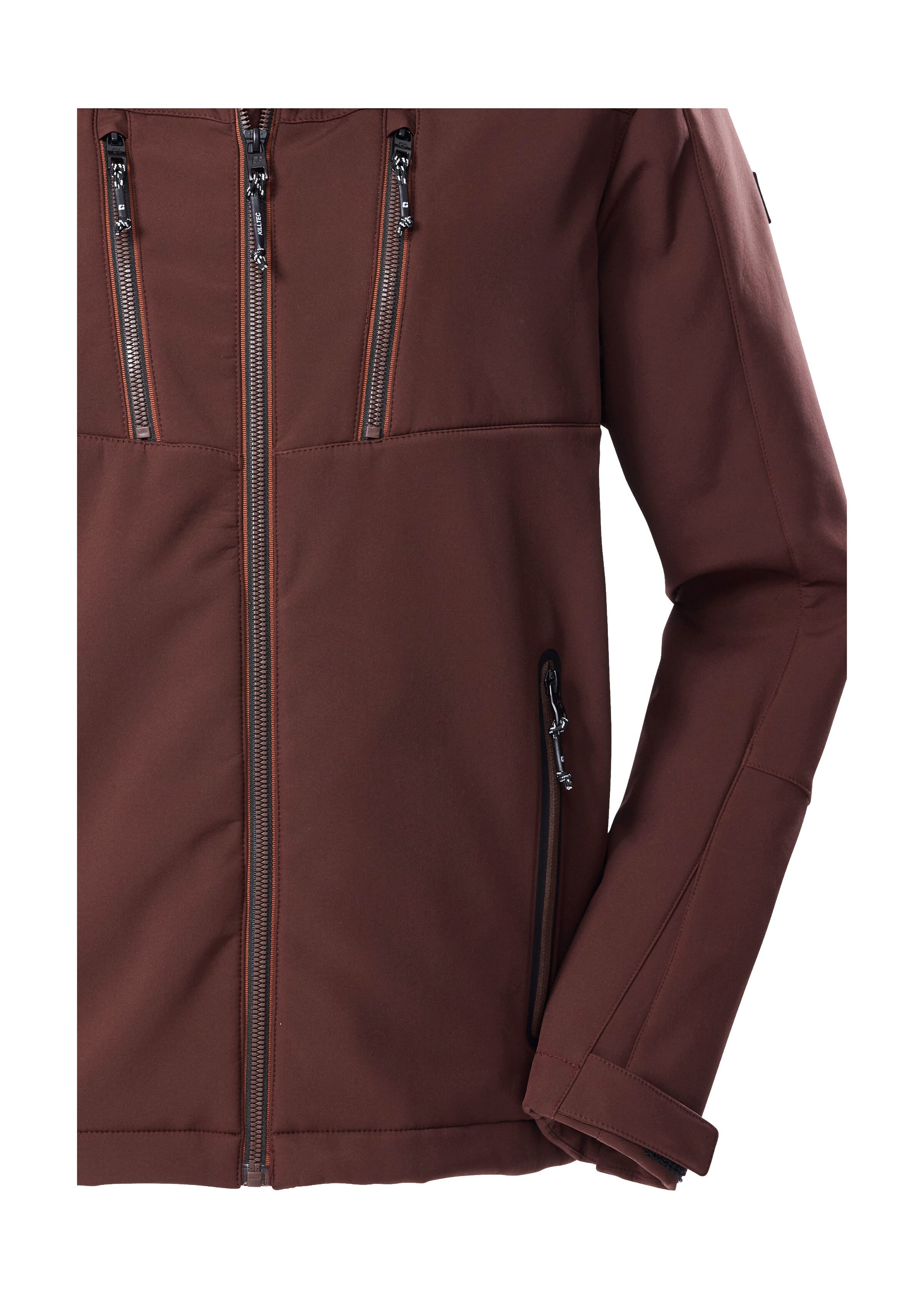 Killtec Softshelljacke KOW 79 MN SFTSHLL JCKT Wasser- und windabweisende Softshelljacke, abnehmbare Kapuze