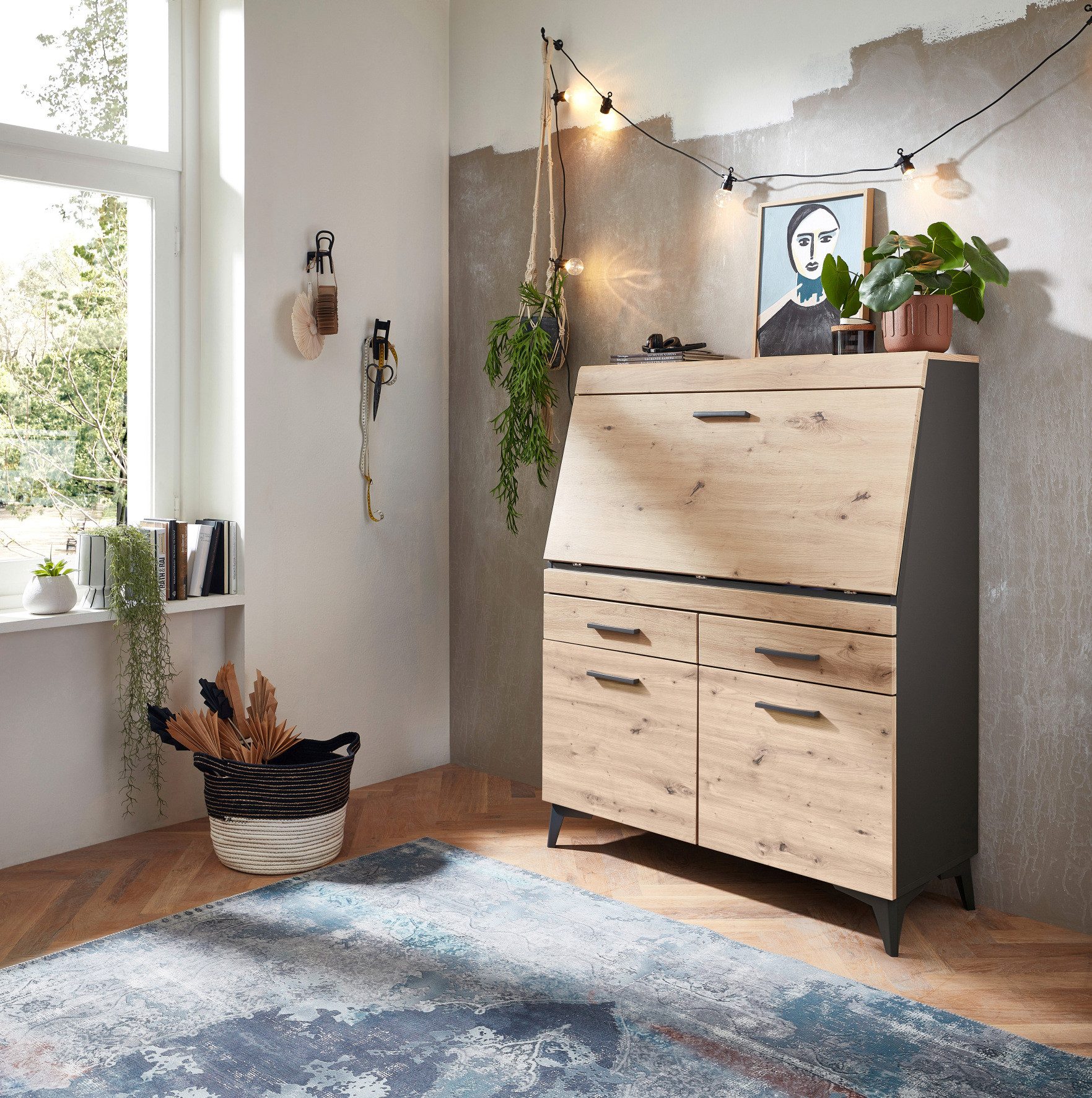 Innostyle Sekretär SECRET, Stauraumschrank, mit Monitor-/Laptopfach, günstig online kaufen