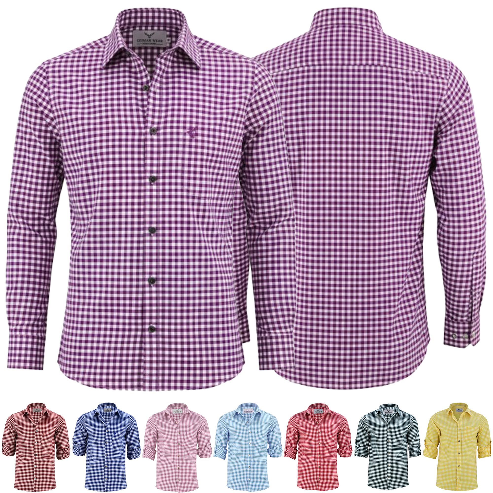 German Wear Trachtenhemd GW120x Trachtenhemd Langarm hemd Trachtenmode Hemd günstig online kaufen