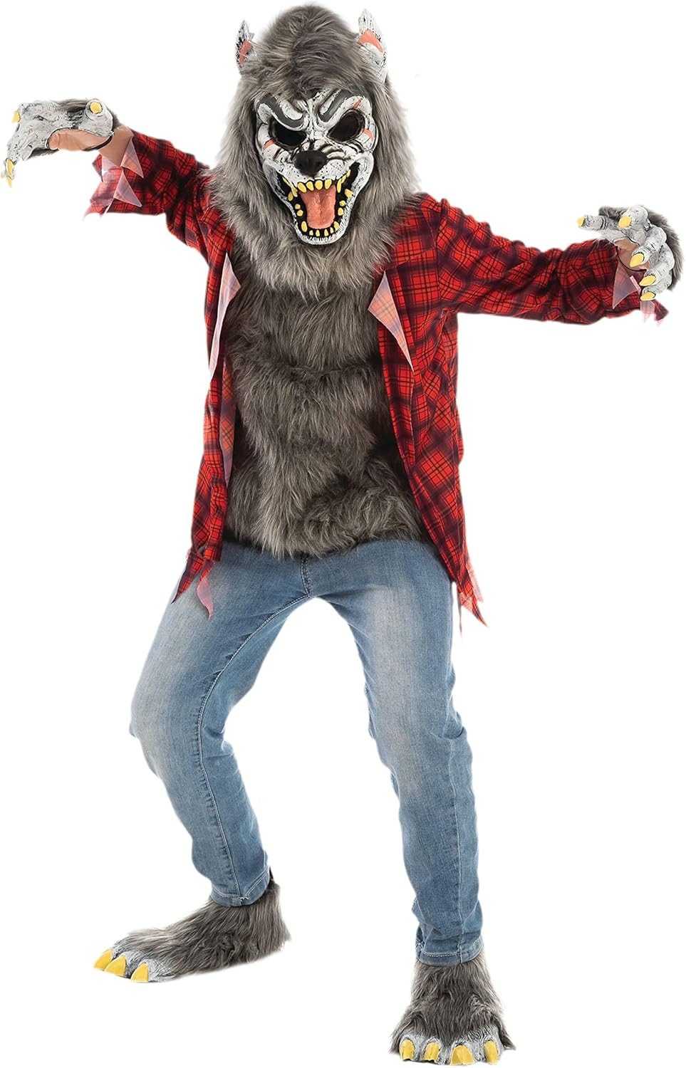 Spooktacular Creations Kostüm Spooktacular Creations Werwolf Kostüm, Maske & Handschuhe