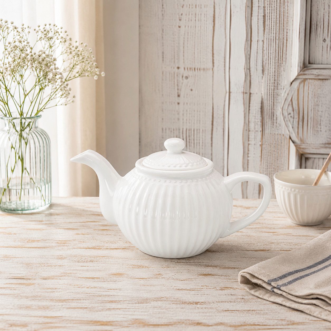 Greengate Teekanne GreenGate Teekanne Alice Weiß 1 L