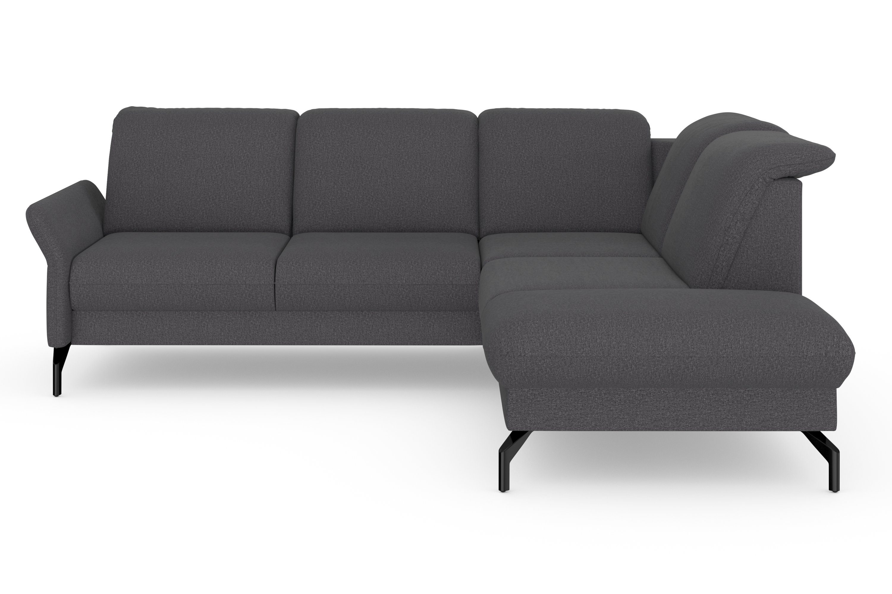 sit&more Ecksofa Fashion, wahlweise und Vorziehsitz, motorisch Kopfteilverstellung mit