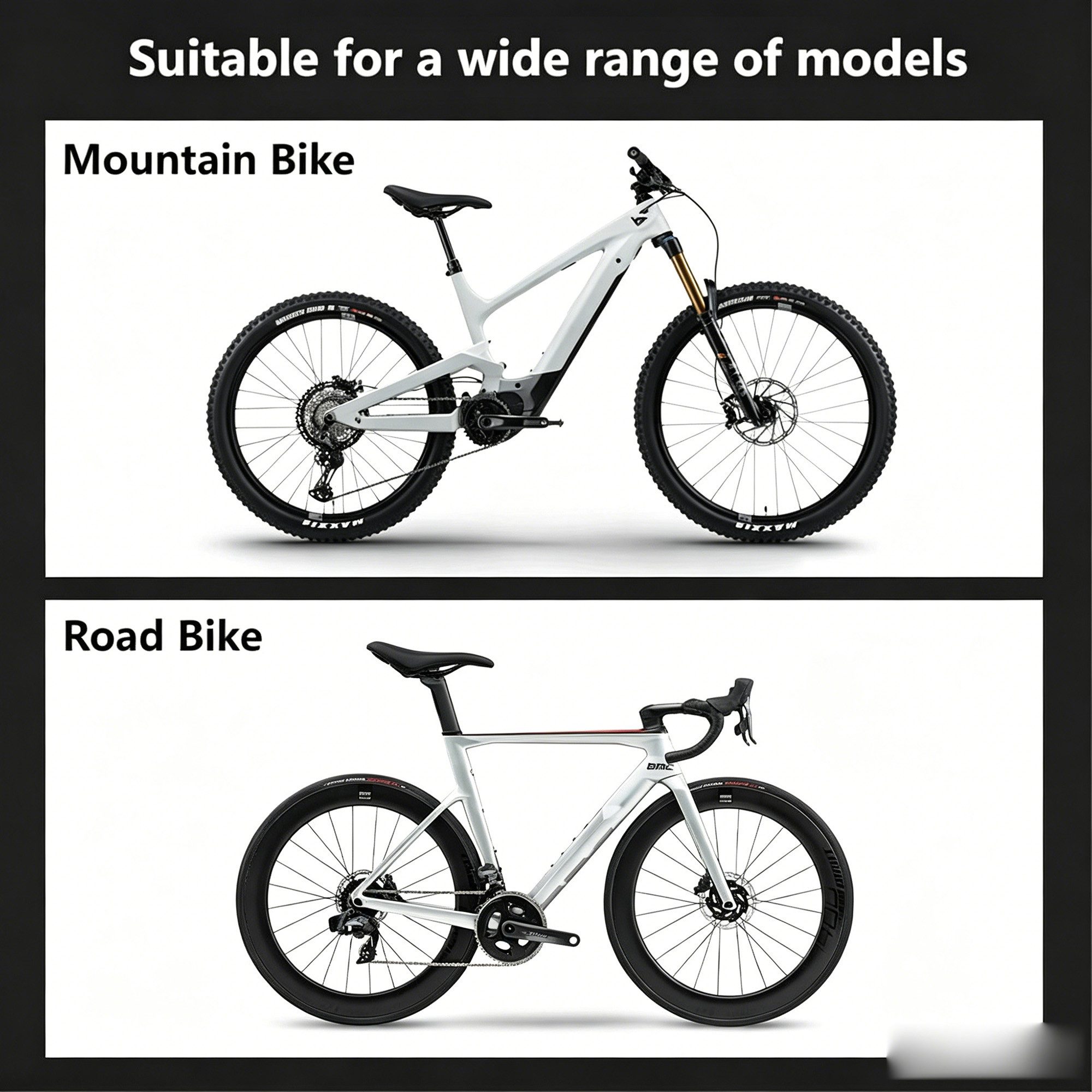 Luckice Fahrradsattel Universal Fahrradsattel mit Memory-Schaum für MTB Rennrad Gravel Ebike (Fahrradsattel Sattel Bikesattel Mountainbikesättel Ergonomisch Sup – Bild 5 von 5