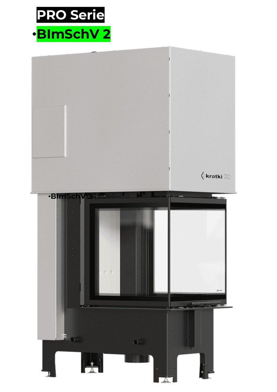 Kratki Камины Kamineinsatz KRATKI REGNOR 500/500 7 kW Ø 200 3 Seiten Glas, 7 kW