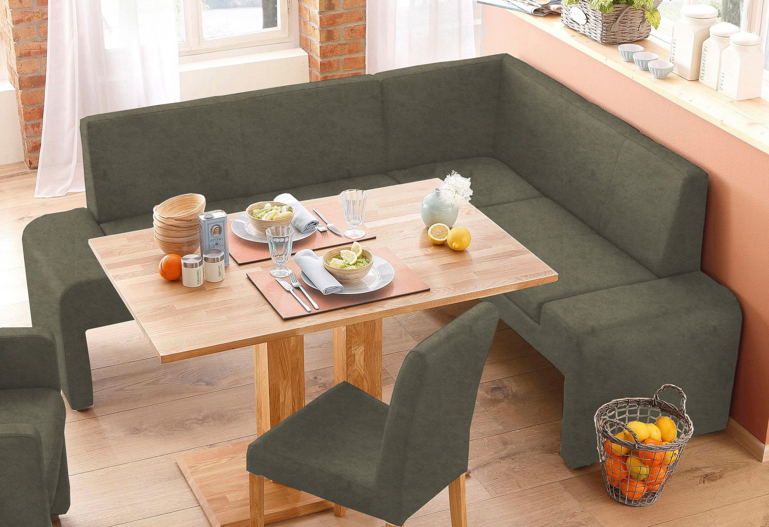 Home affaire Eckbank Bologna, in 2 Größen (langer Schenkel 180 oder 200 cm), verschiedene Qualitäten