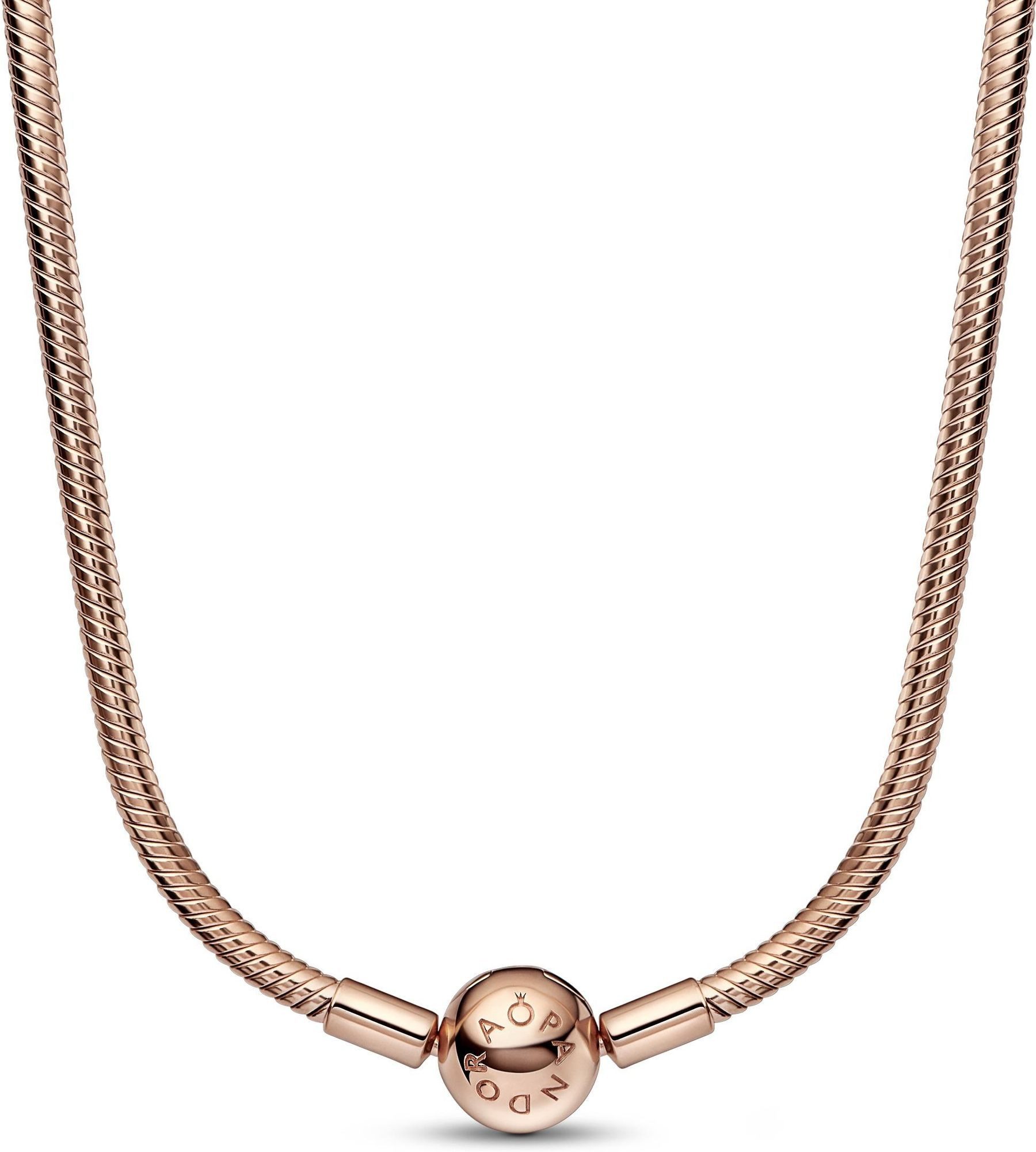 Pandora Kette ohne Anhänger Pandora Moments Schlangen-Gliederhalskette 382234C00 Damenhalskette