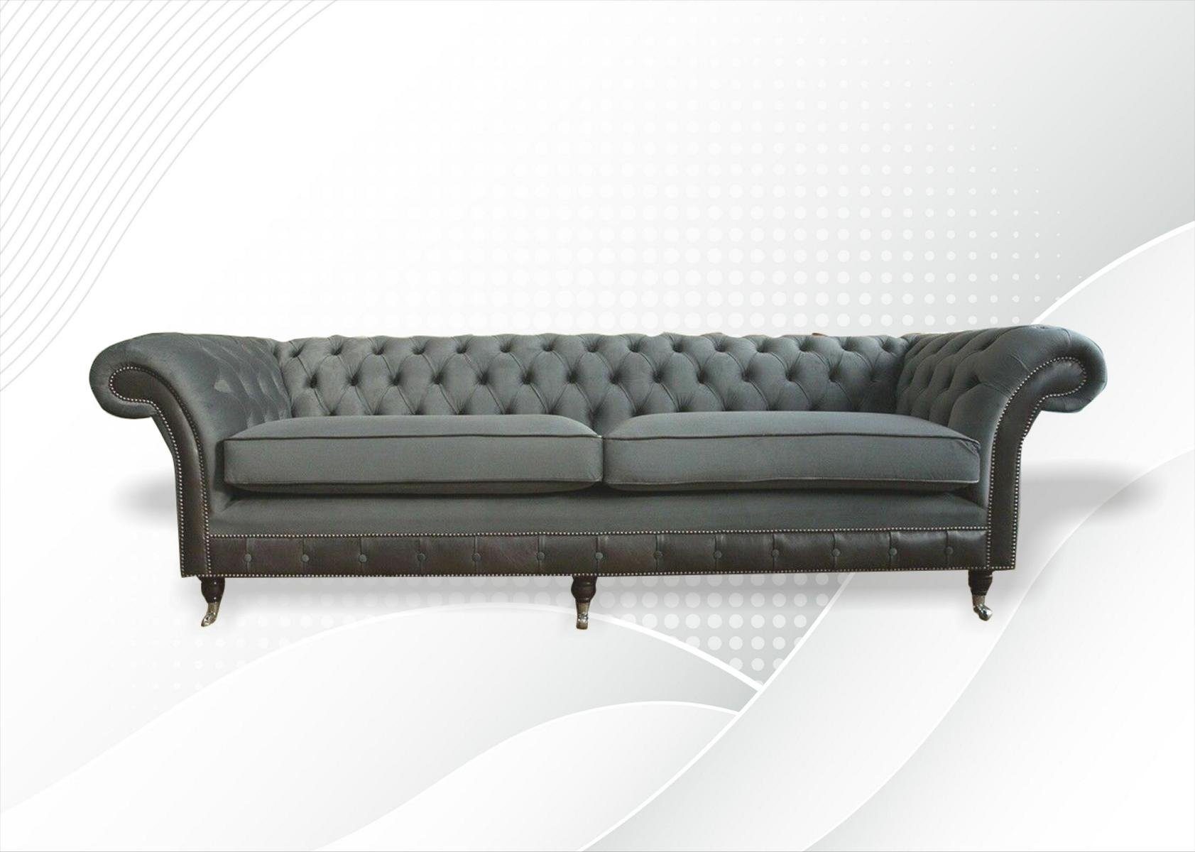 cm 265 JVmoebel Sitzer Design Chesterfield-Sofa, Couch Sofa Chesterfield Sofa 4