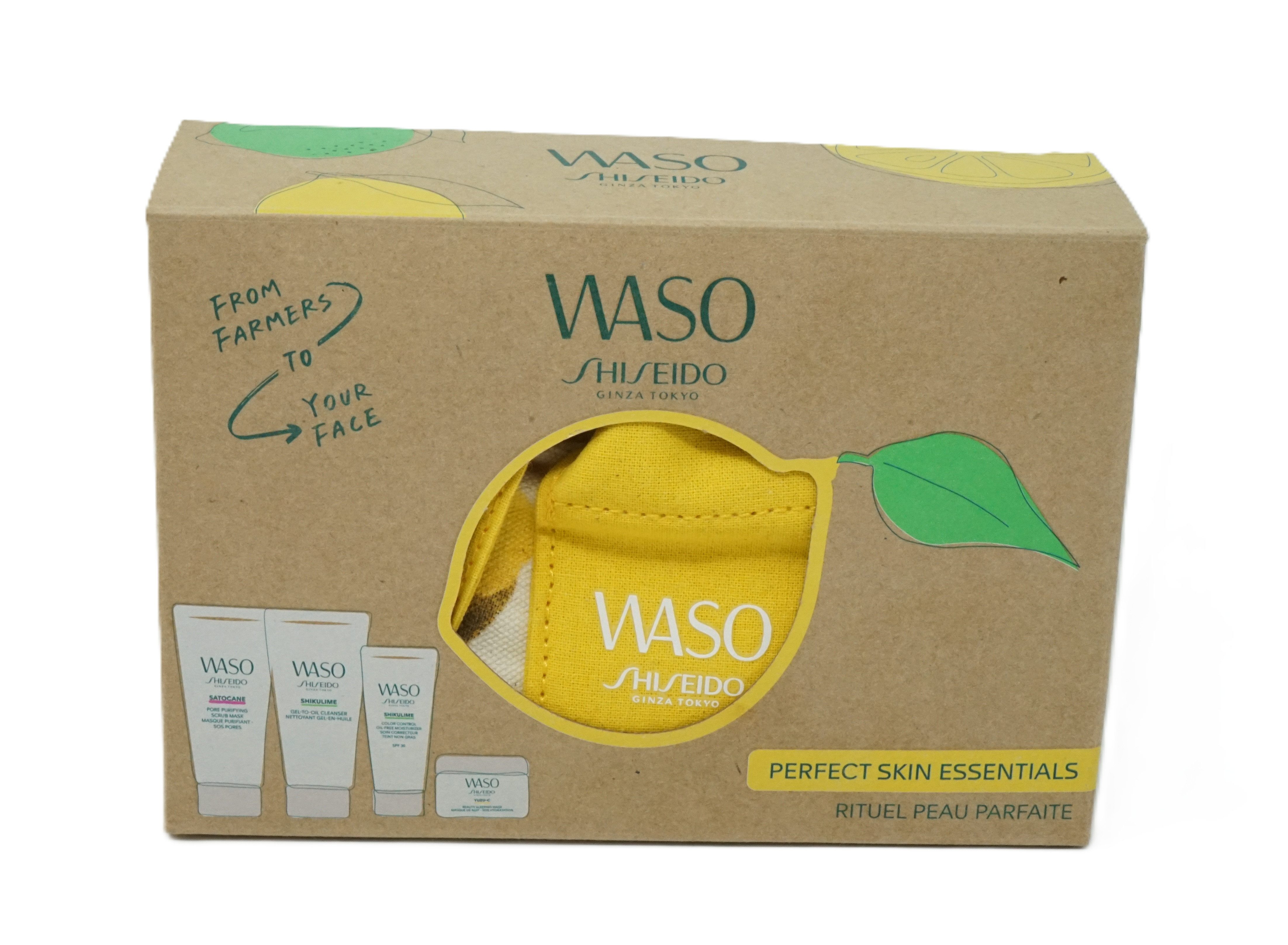 SHISEIDO Feuchtigkeitscreme Shiseido Waso Perfect Skin Essentials Set