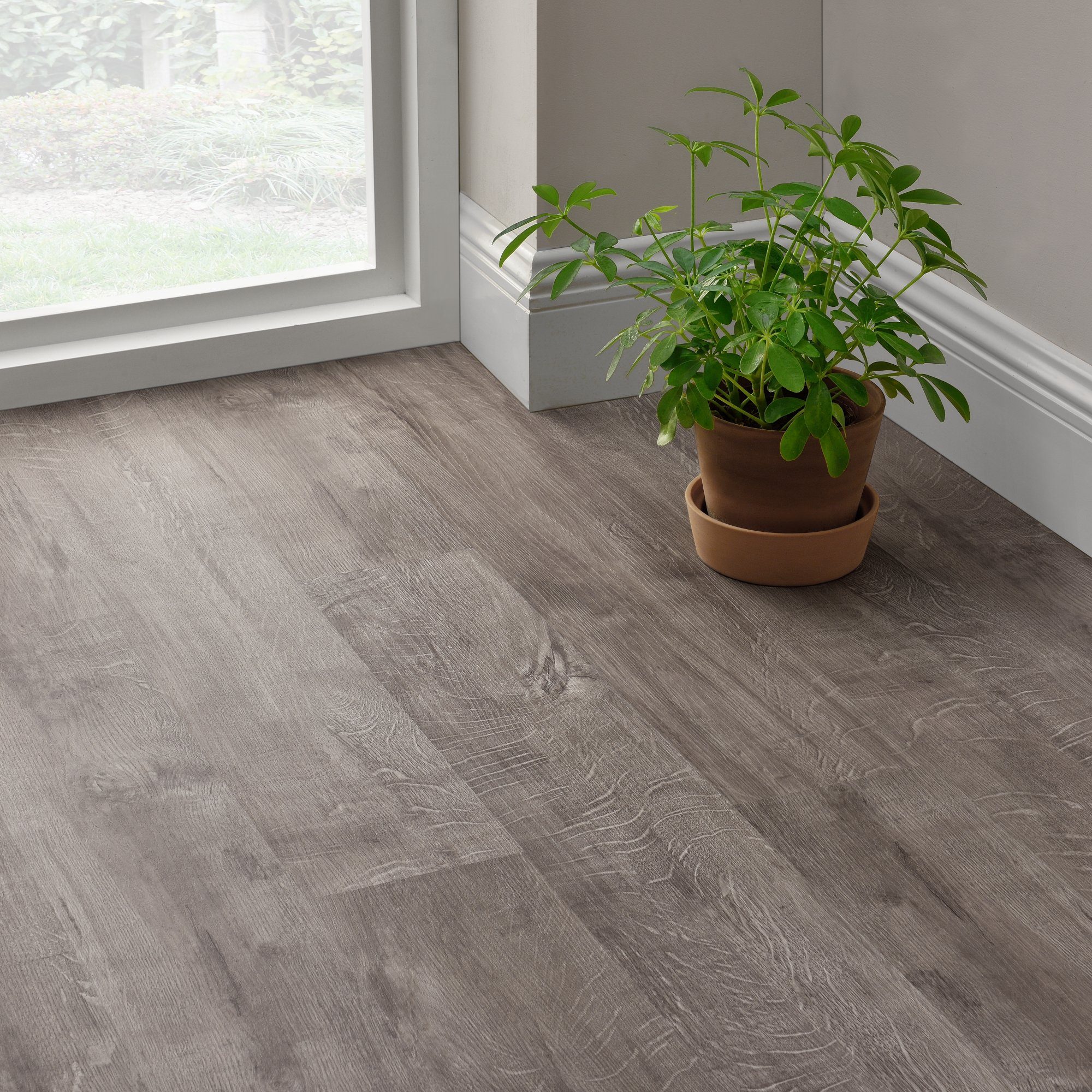 neu.holz Vinylboden, »Vanola« Vinyl Laminat Selbstklebend 3,92 m² Slashed Oak