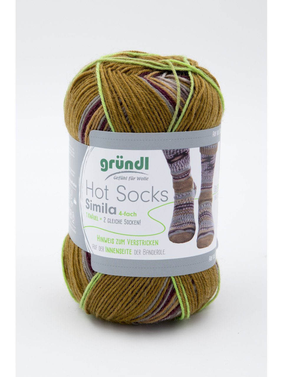 Gründl Gründl Sockenwolle Hot Socks Simila 100 g Häkelwolle