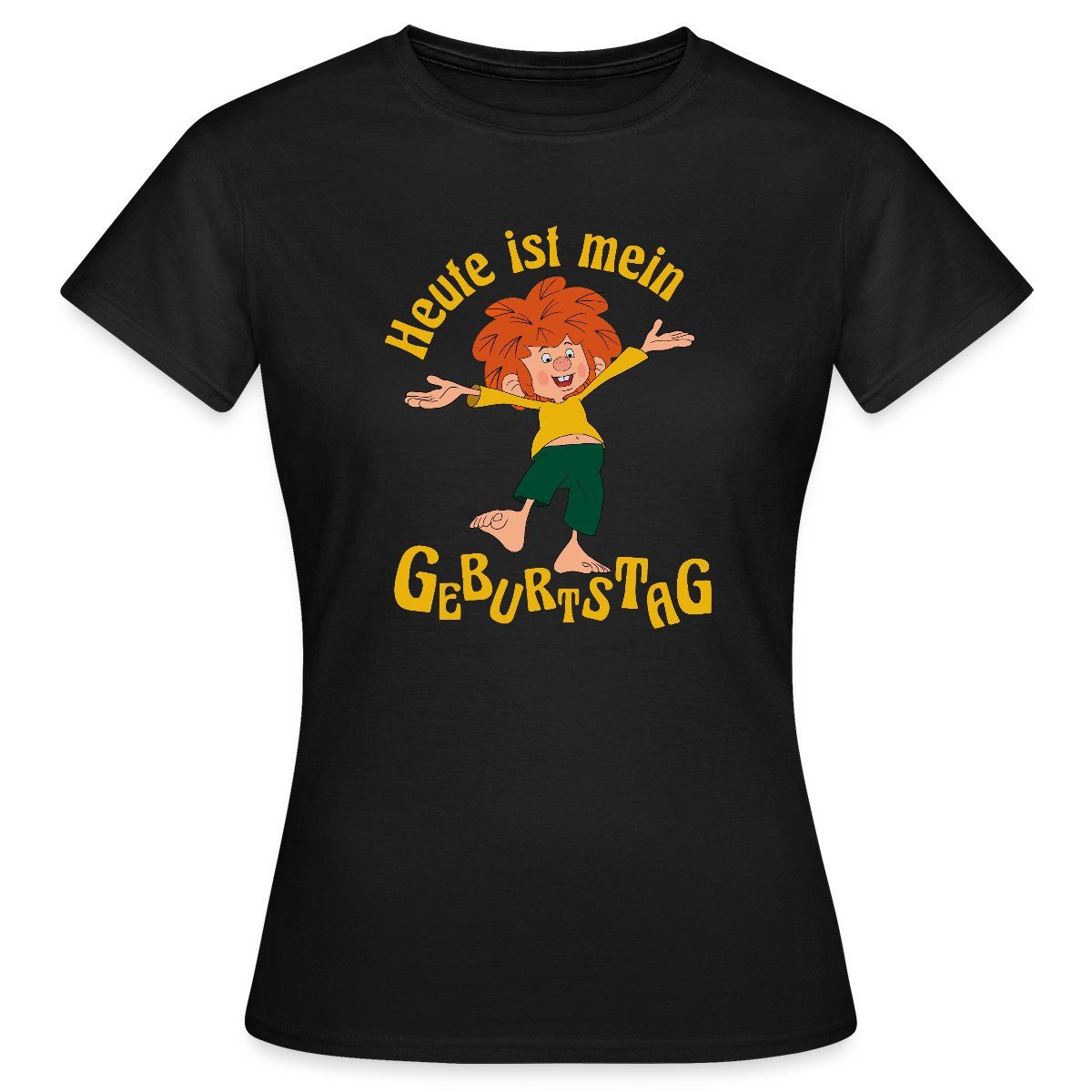 Spreadshirt T-Shirt Pumuckl Mit Spruch Heute ist Mein Geburtstag Frauen T-S günstig online kaufen