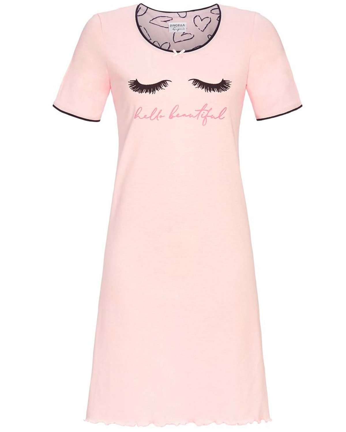 Ringella Nachthemd Kurzarm 'Lovely' 4261012, Nelke günstig online kaufen