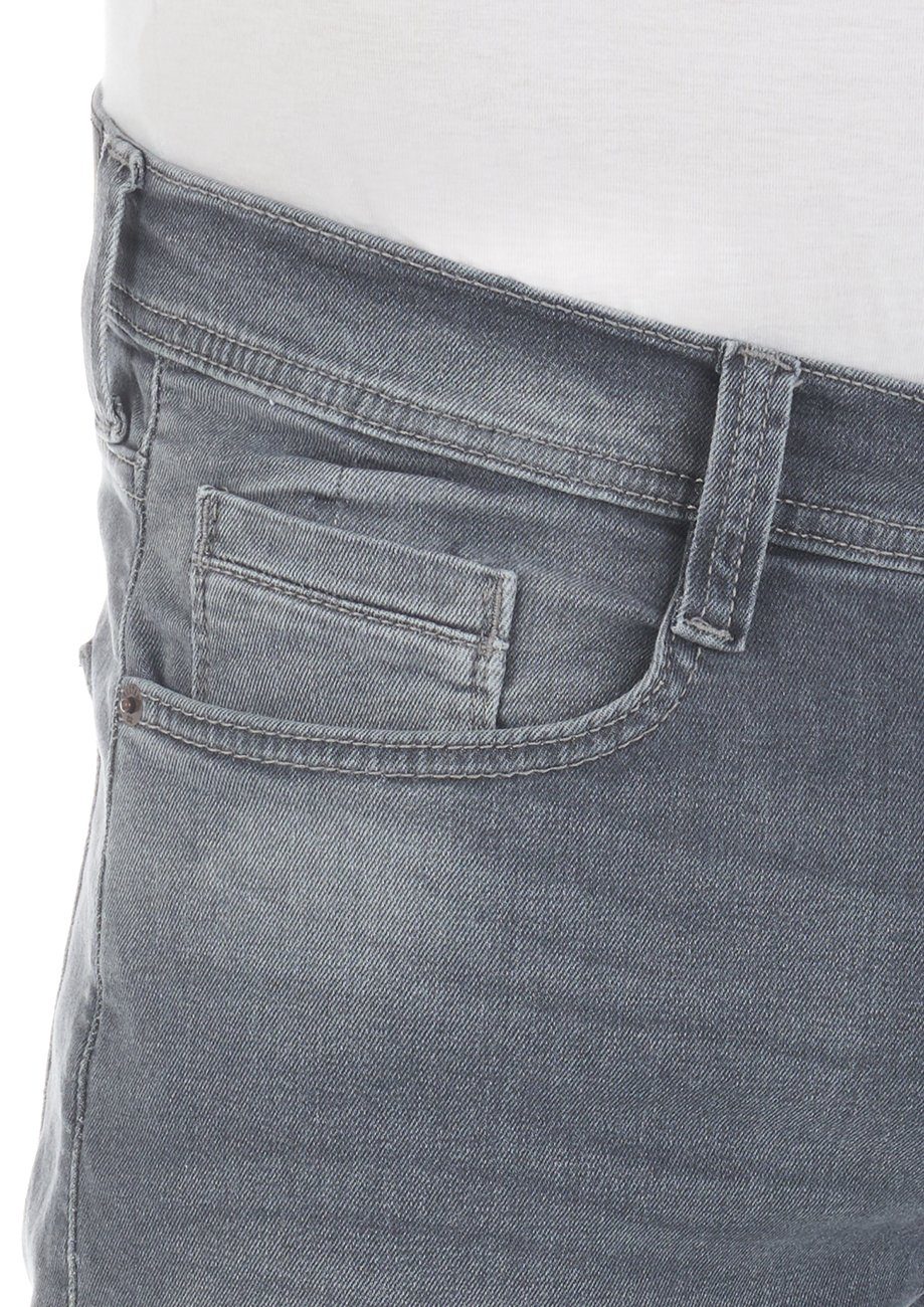MUSTANG Jeanshose Tapered-fit-Jeans Grey Denim (1009375-313) Stretch Hose Tapered Light mit Fit Denim Herren Oregon