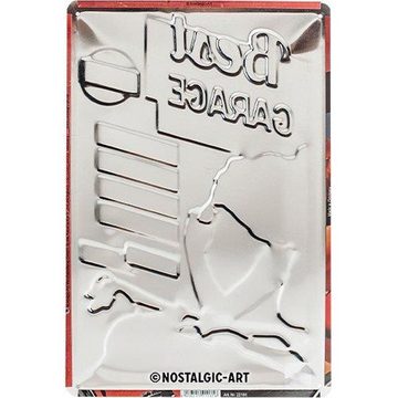 Nostalgic-Art Metallschild Blechschild 20 x 30cm - Best Garage - Best Garage - Red