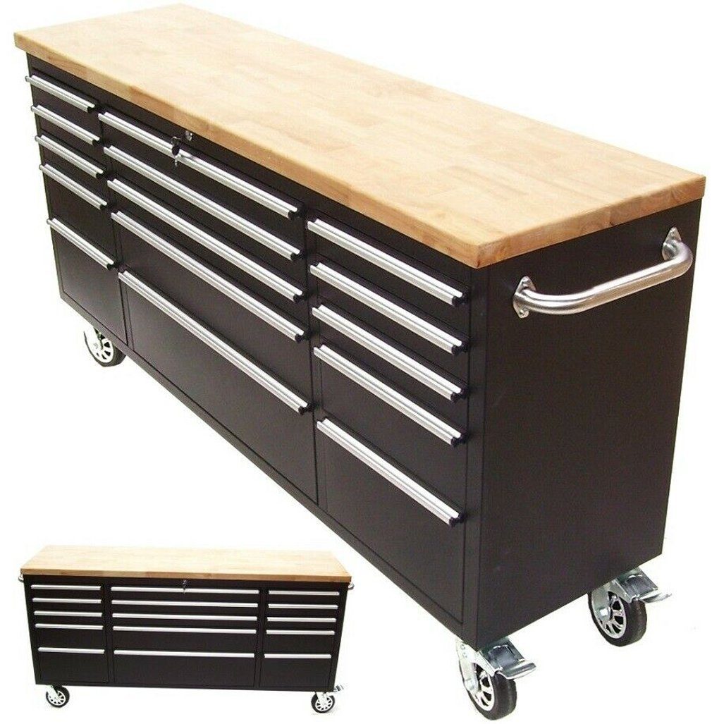 Apex Тележка для мастерских Тележка для мастерских Werkbank 66061 Werkzeugwagen XXL 15 Werktisch fahrbar