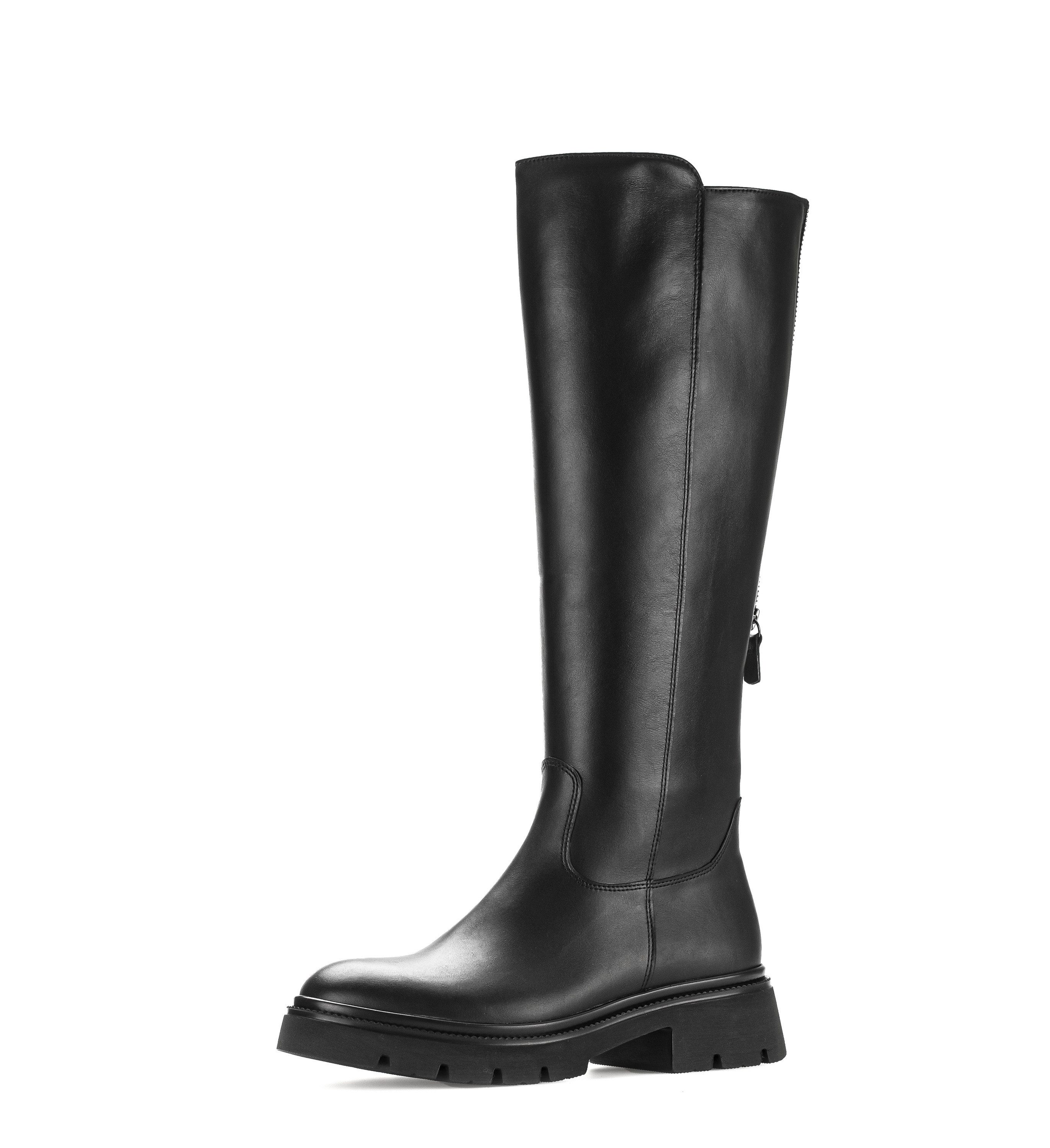 Gabor Stiefel Blockabsatz, Langschaftstiefel mit Innenreißverschluss