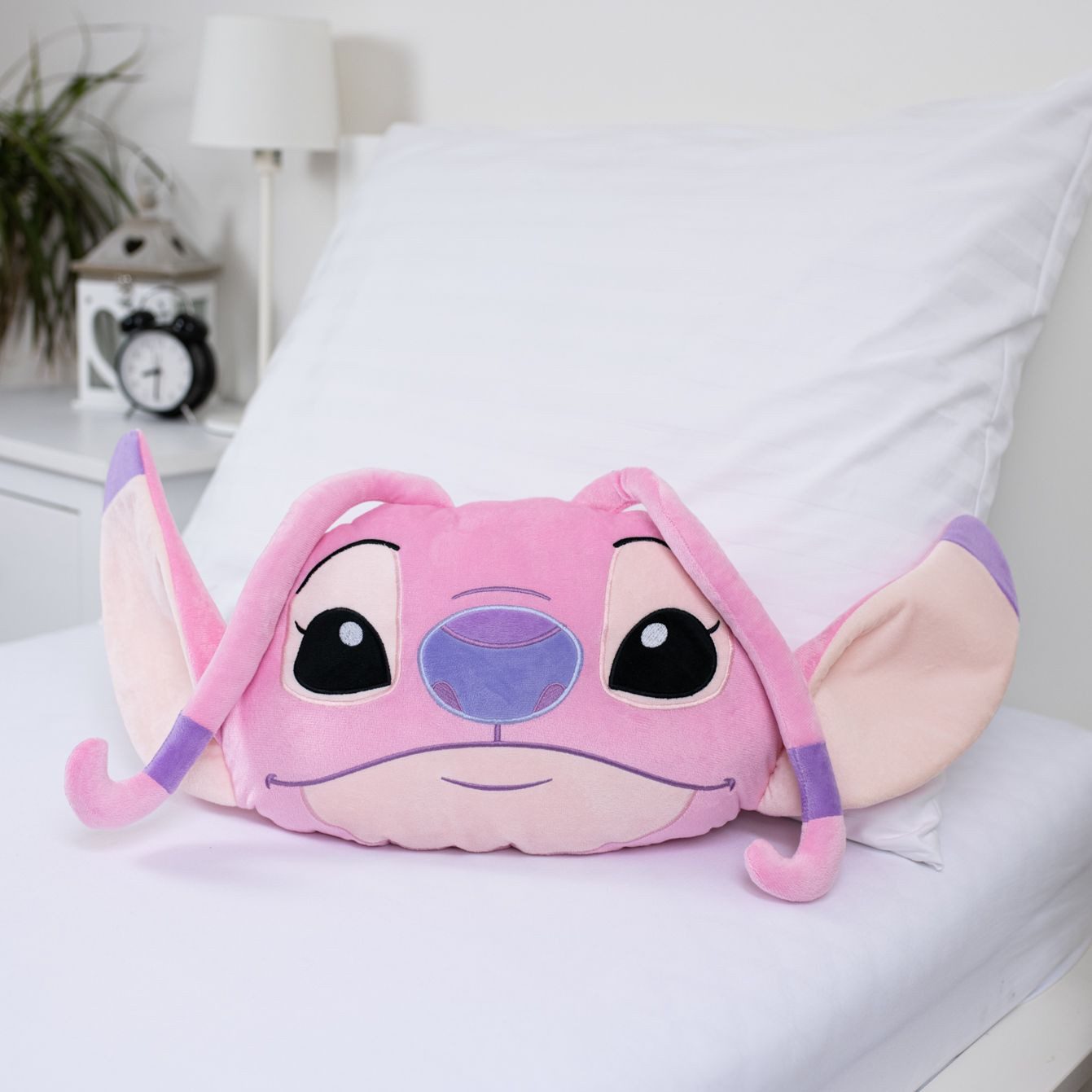 Lilo & Stitch Dekokissen Angel Pink Dekokissen in 3D-Optik für Sofa & Bett