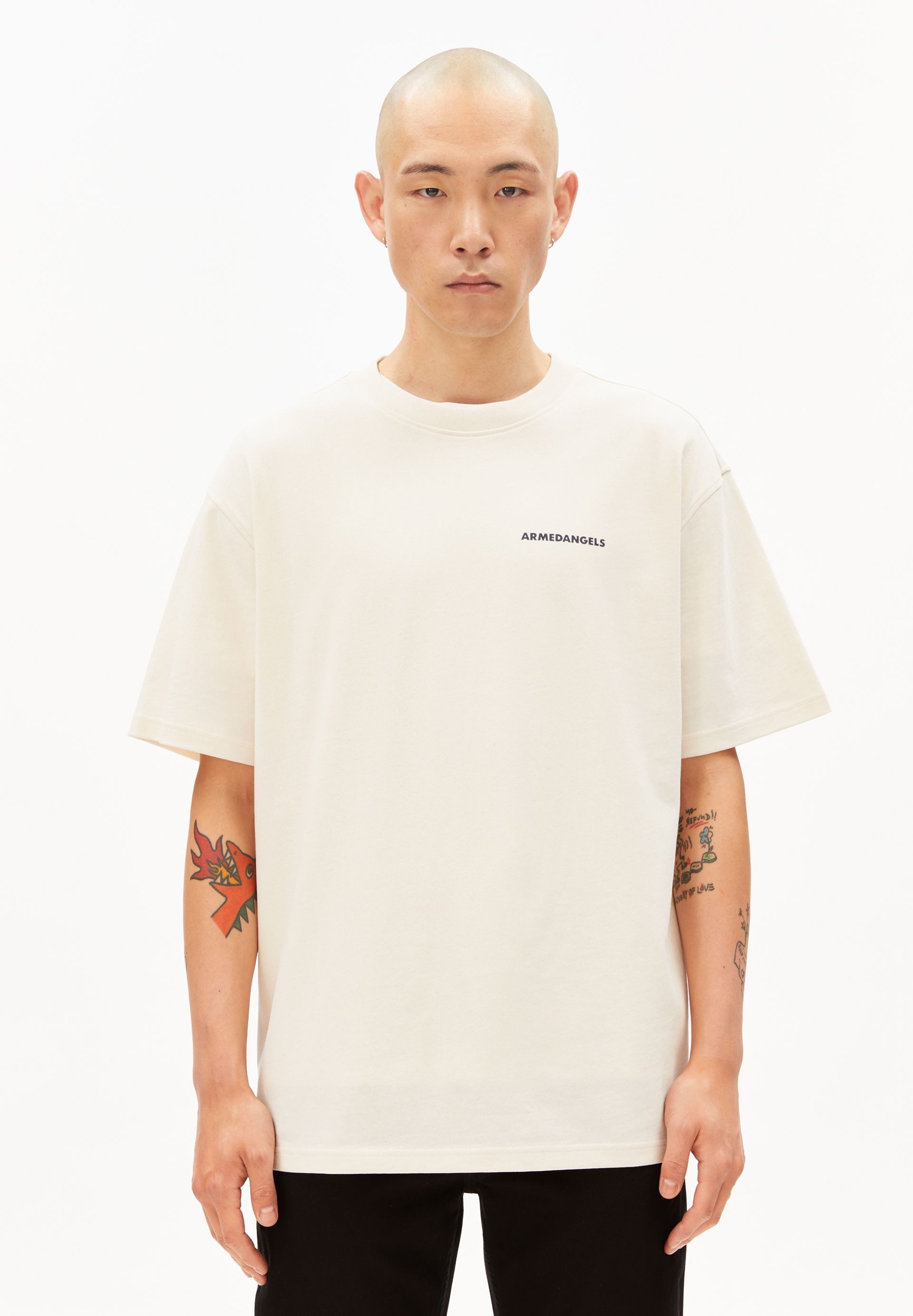 Armedangels T-Shirt MAARKOS OUTGROWN Relaxed Fit
