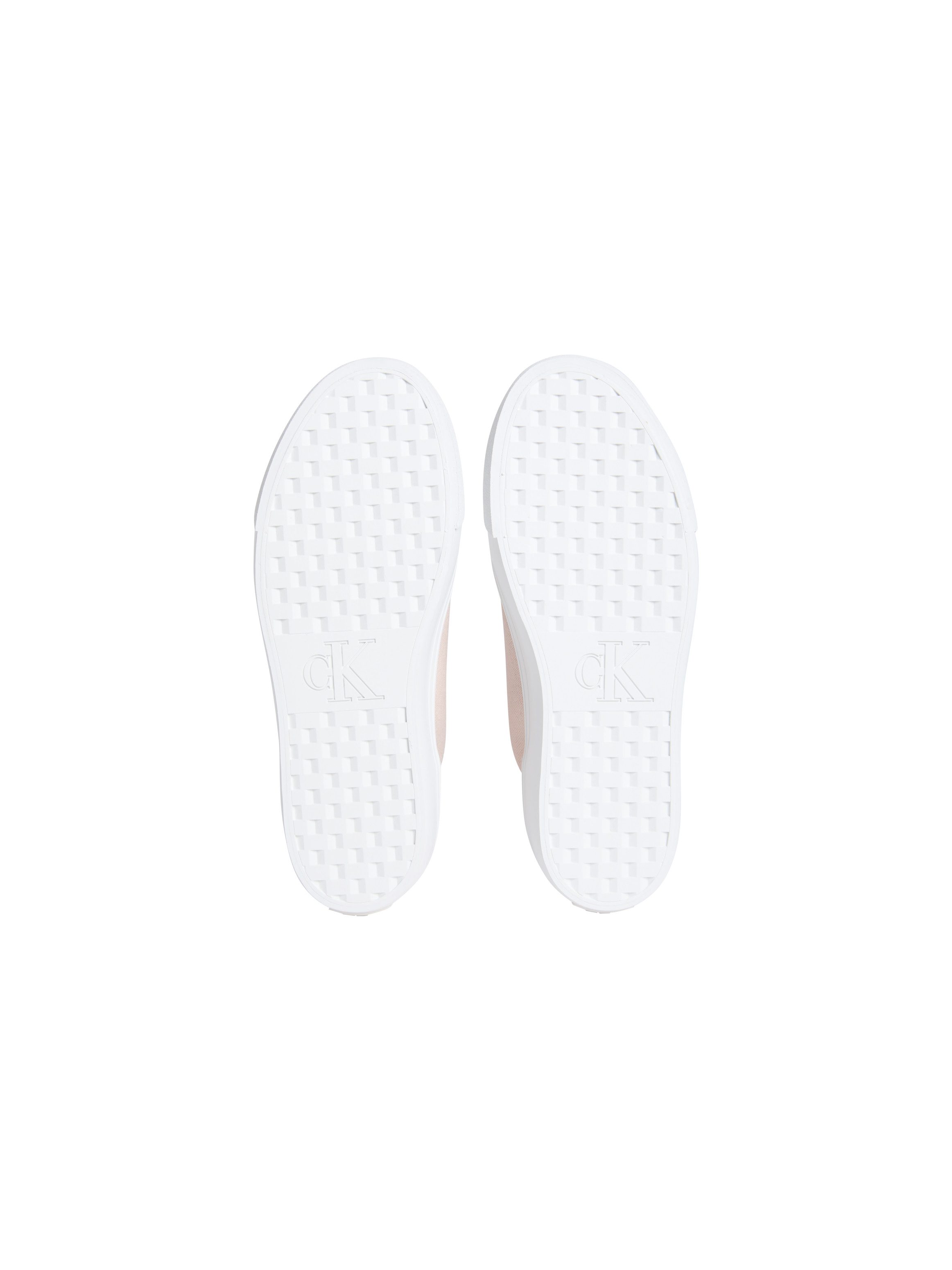 Calvin Klein Jeans VULC FLATFORM LOW CV MG Plateausneaker Schnürschuh, Freizeitschuh, Halbschuh mit seitlichem Logo
