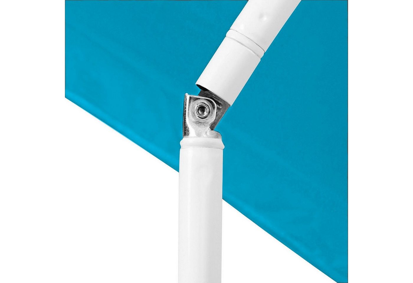 Thumbnail - Mojawo Ampelschirm Sonnenschirm rund Ø1,80m blau Nylon
