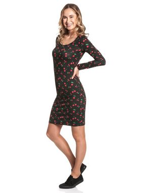 Pussy Deluxe Sweatkleid Cherries Slim