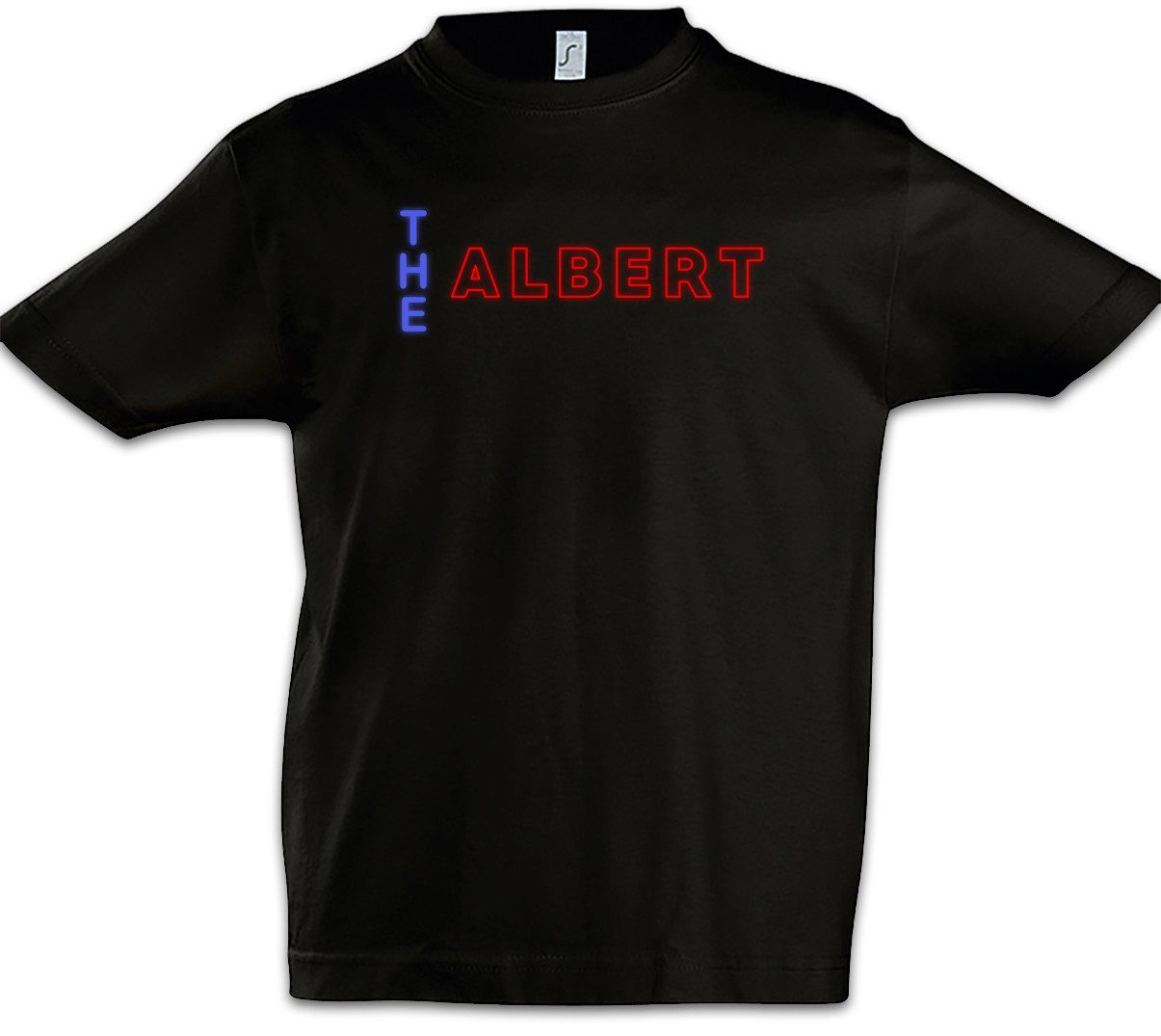 Print-Shirt The Albert Kinder T-Shirt Wine Cocktail Eastenders Pub Bar Restaurant