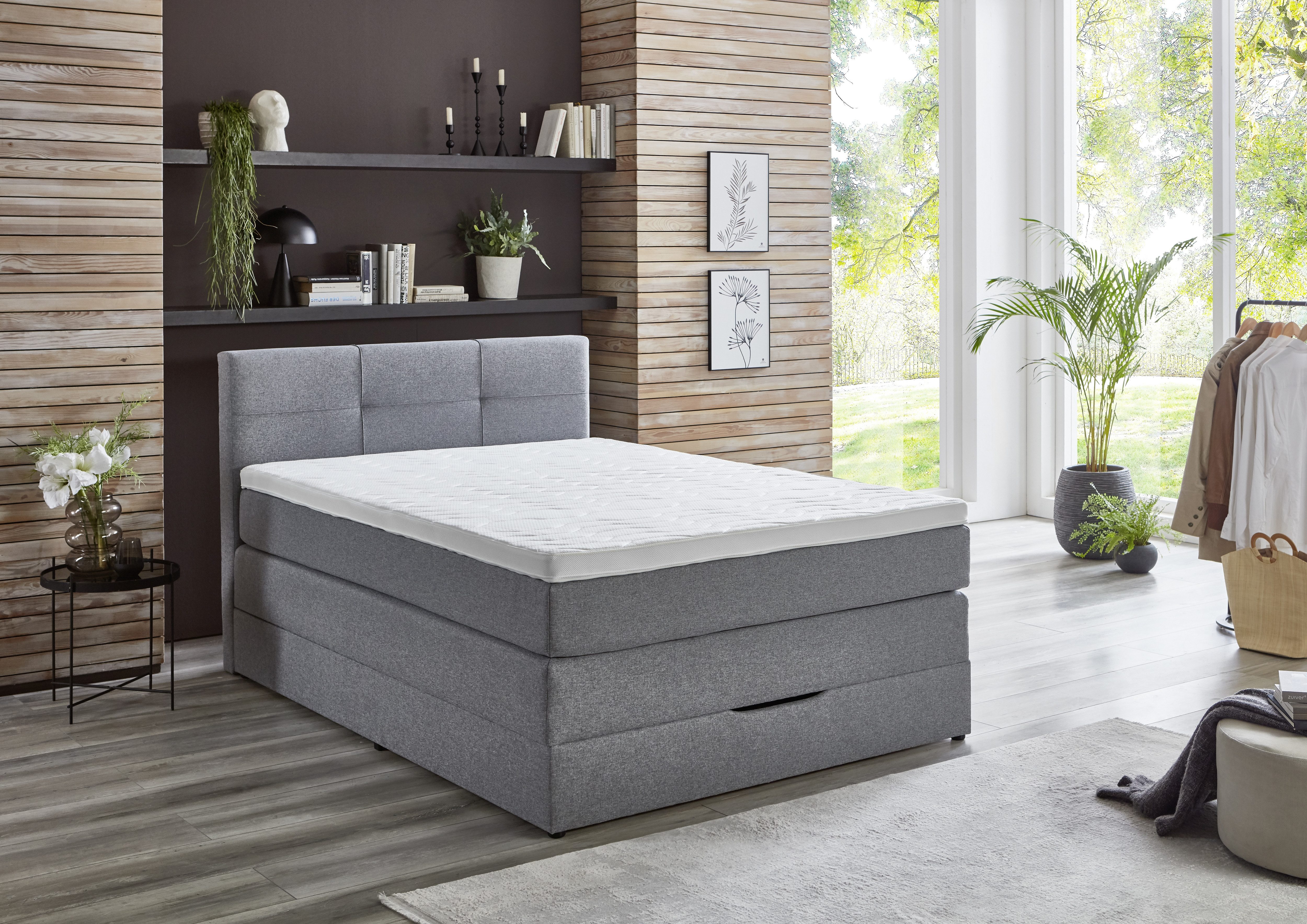 Sun Garden Boxspringbett Boxspringbett BX 2640 KREMS