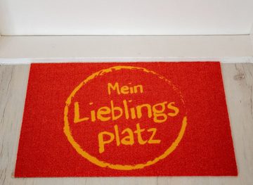 Fußmatte Mein Lieblingsplatz 60 x 40 cm, Mr. Ghorbani, Rechteckig, Höhe: 3 mm