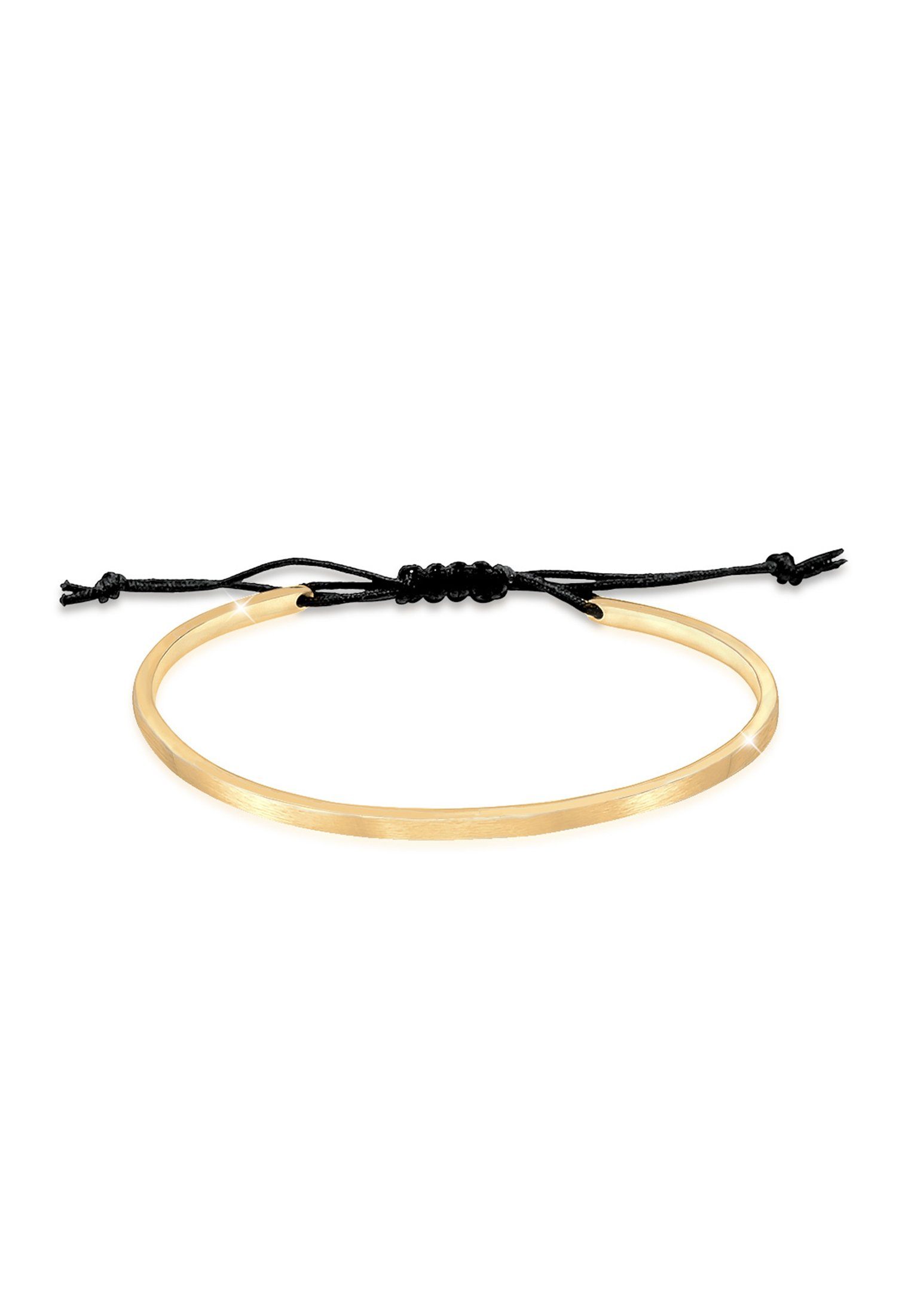 Elli Armband Armreif Geo Basic Matt Verstellbar 925 Silber, Geo Gold