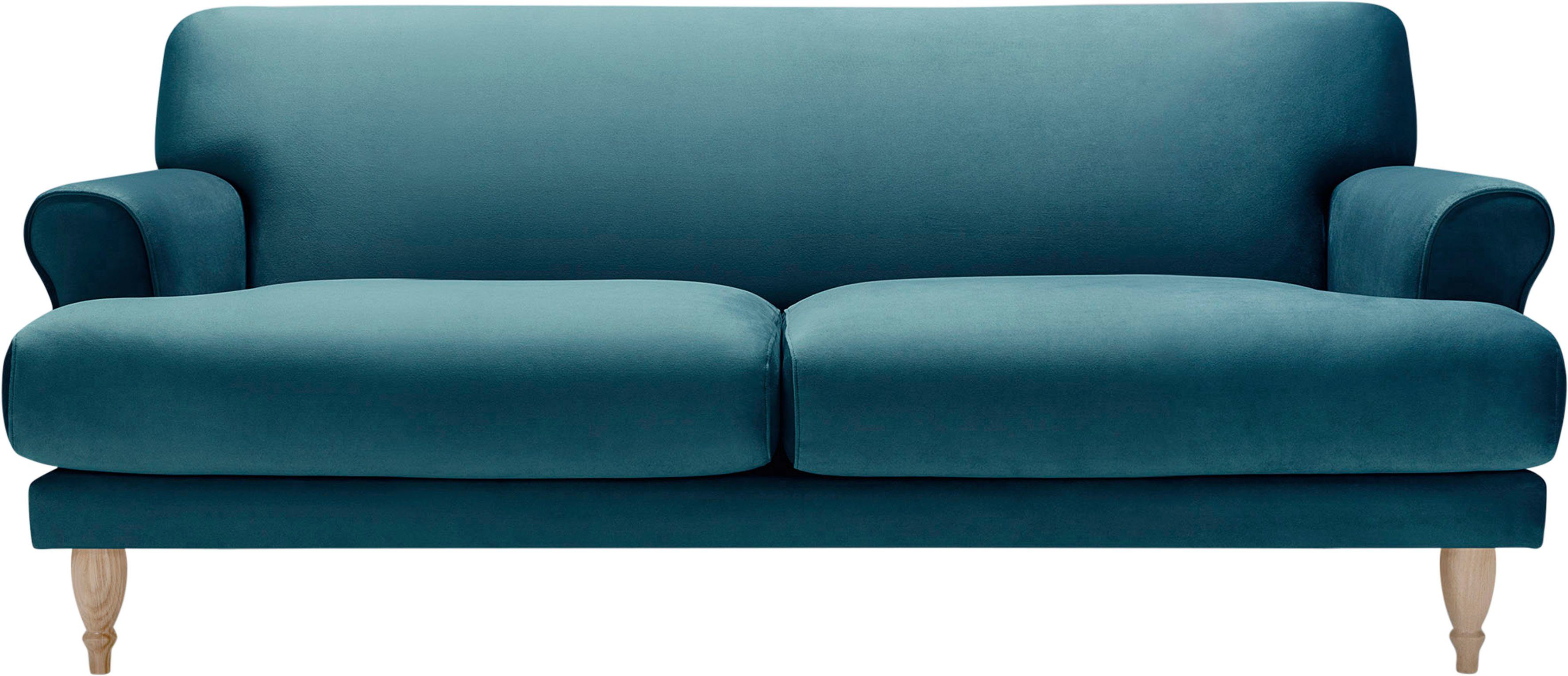 LOVI Sofa Ginger, 2-Sitzer, Füße in Polsterunterlage Sitzunterfederung natur, mit Eiche
