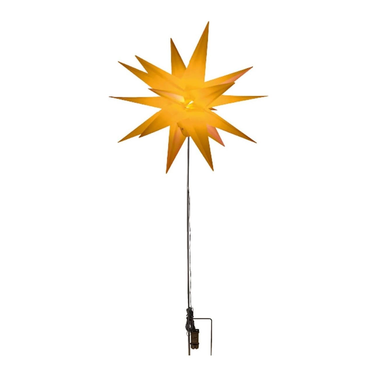 LED Stern Weihnachtsstern Ø 60 cm mit Erdspieß