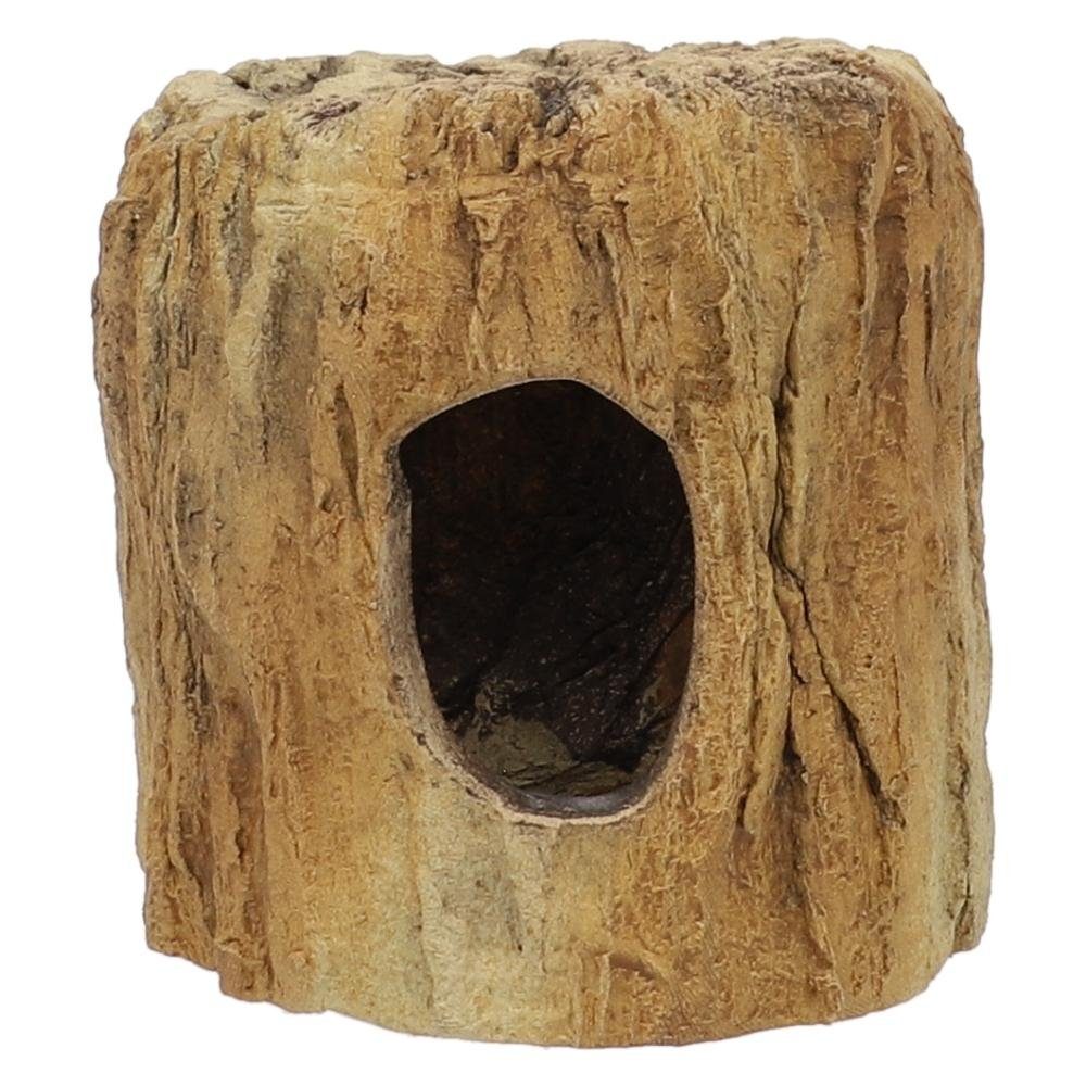 Aquariendeko Aquarium Terrarium Deko Keramik Baumstumpf Laich Ton Höhle Versteck