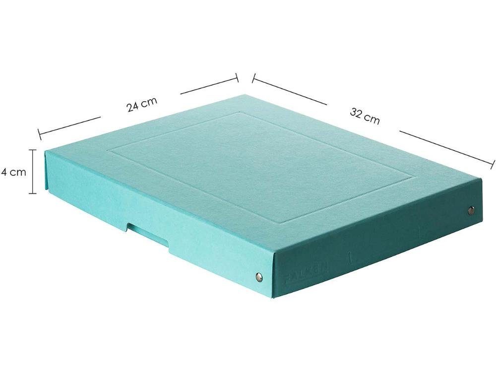 Falken Geschenkpapier Falken PureBox mm 'Pastell', DIN Höhe azur A4, 40