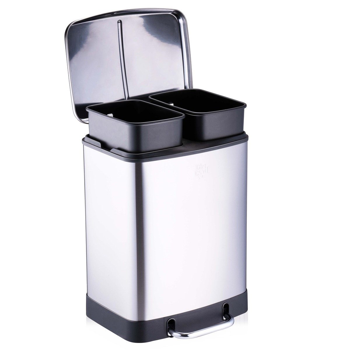 DIRT DEVIL Mülleimer Dirt Devil Tretmülleimer 2x12L