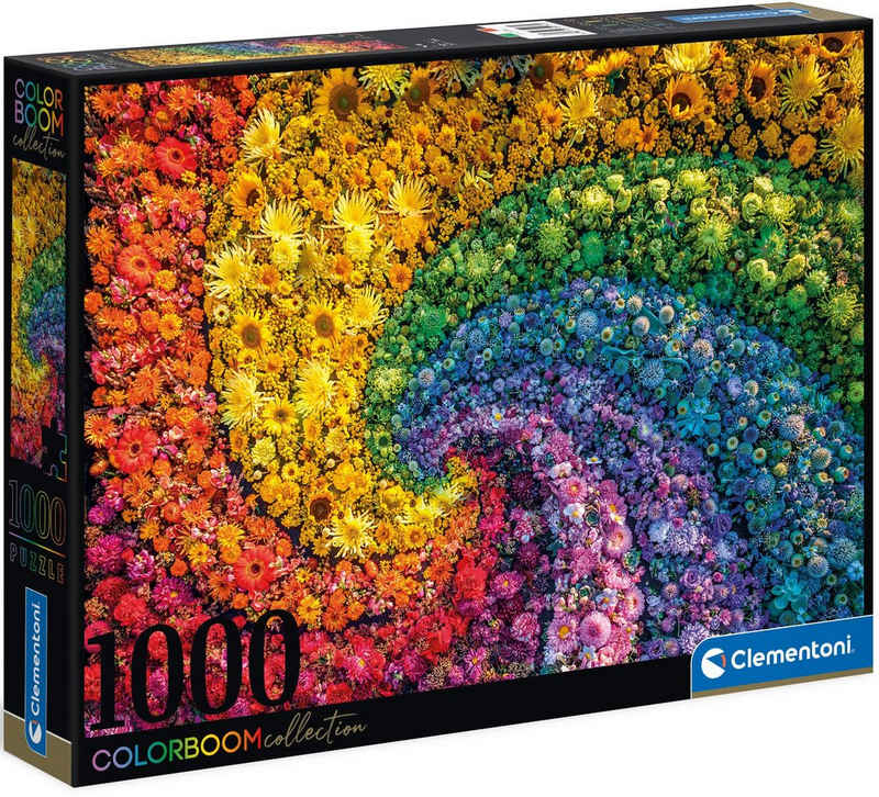 Clementoni® Puzzle Colorboom Collection, Whirl, 1000 Puzzleteile, Made in Europe, FSC® - schützt Wald - weltweit