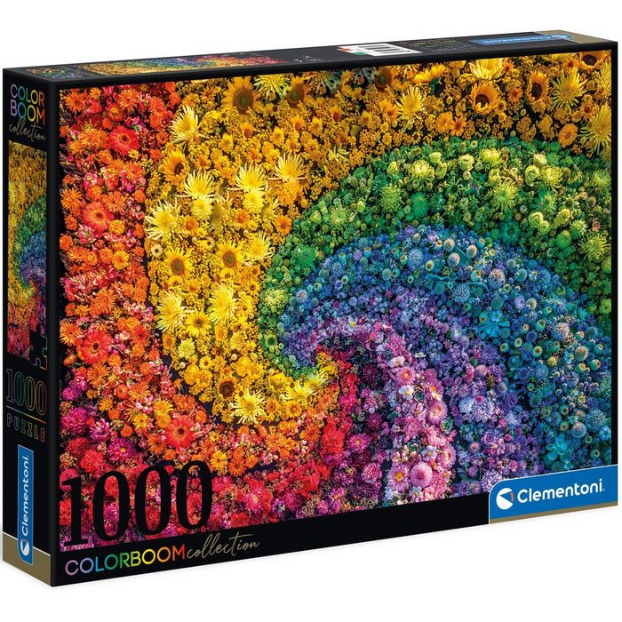 Clementoni® Puzzle Colorboom Collection Whirl 1000 Puzzleteile Made in Europe FSC® - schützt Wald - weltweit