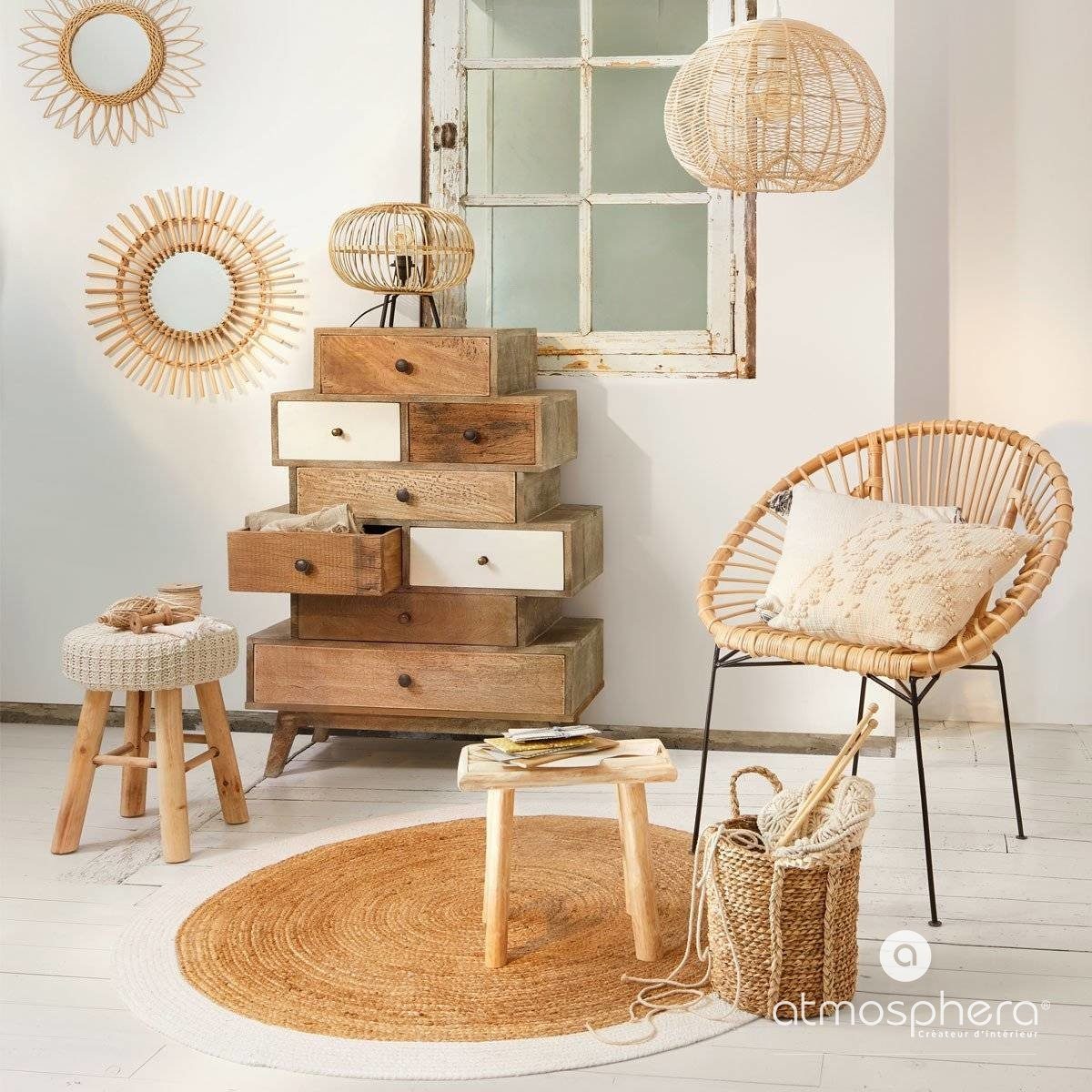 Atmosphera Créateur d'intérieur Teppich, rund günstig online kaufen