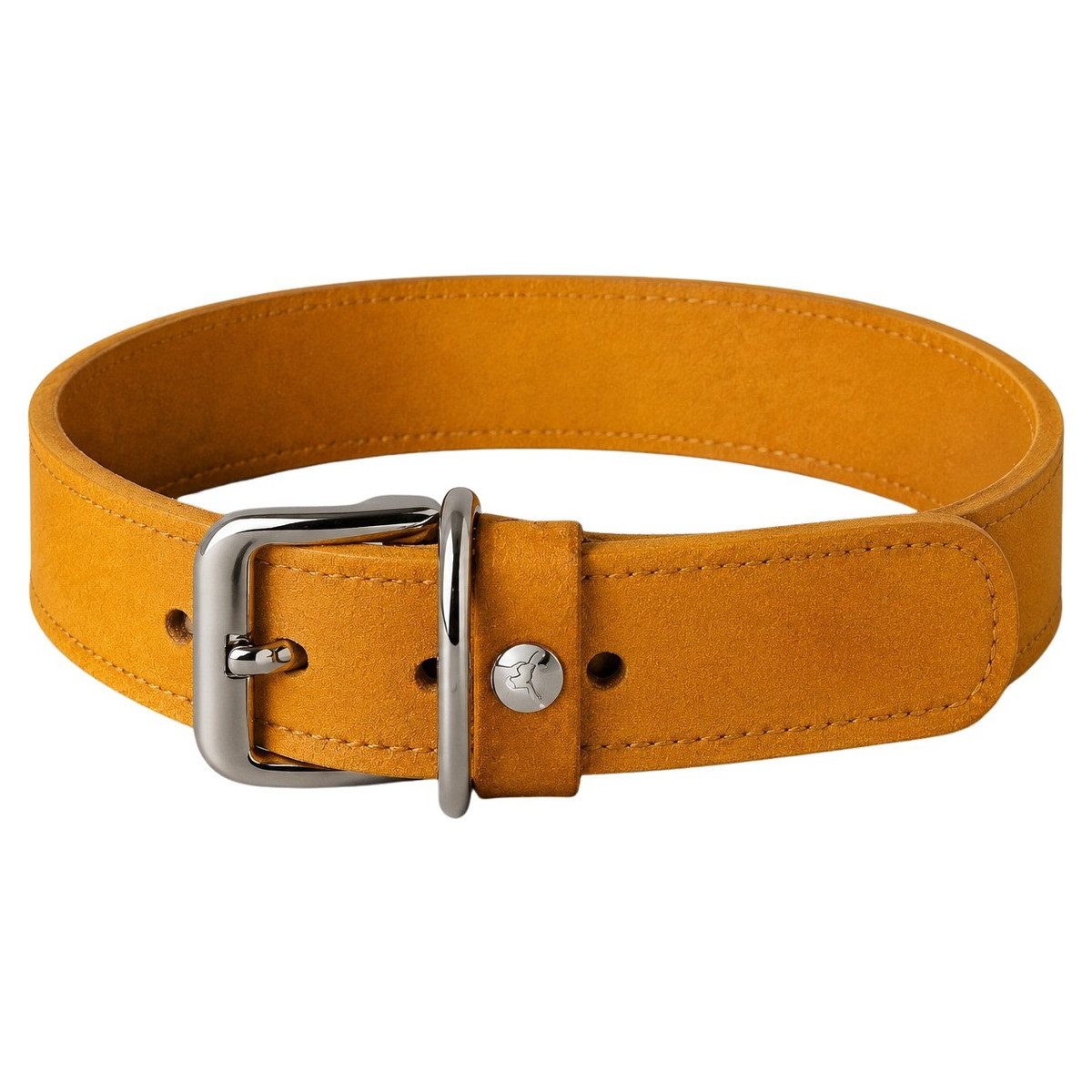 Das Lederband Hunde-Halsband Hundehalsband Weinheim Yellow