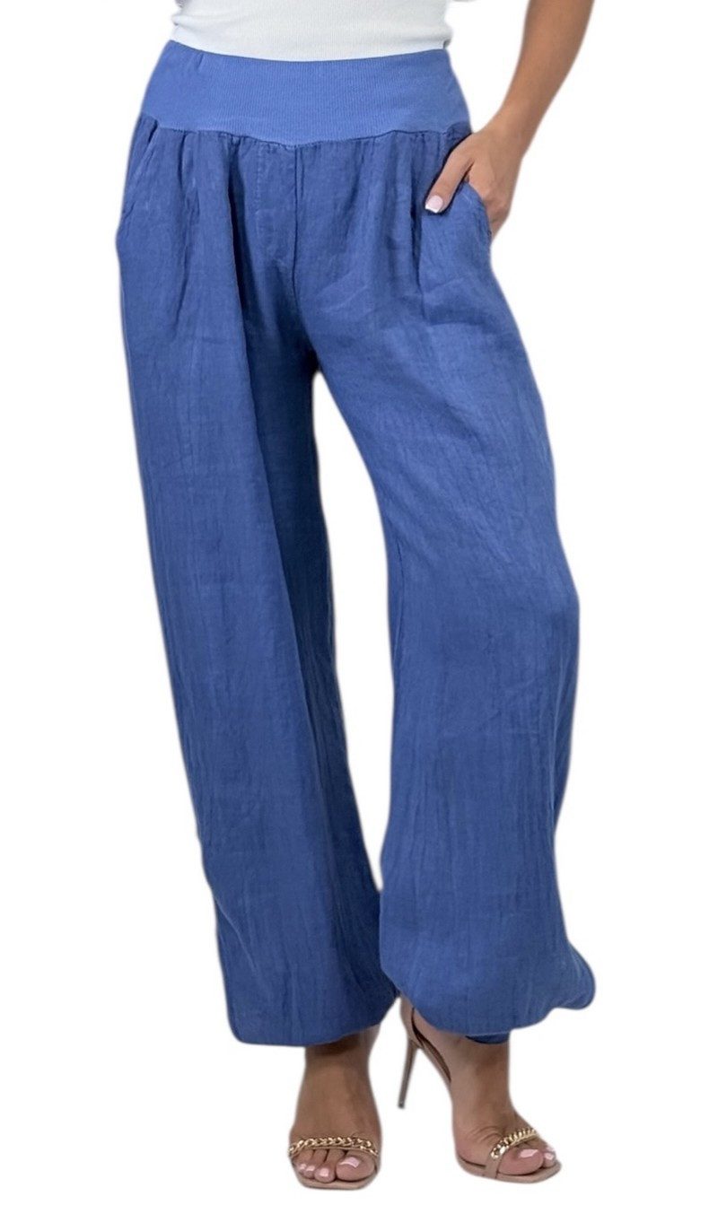 Mississhop Leinenhose 100 % Leinen Sommerhose, günstig online kaufen