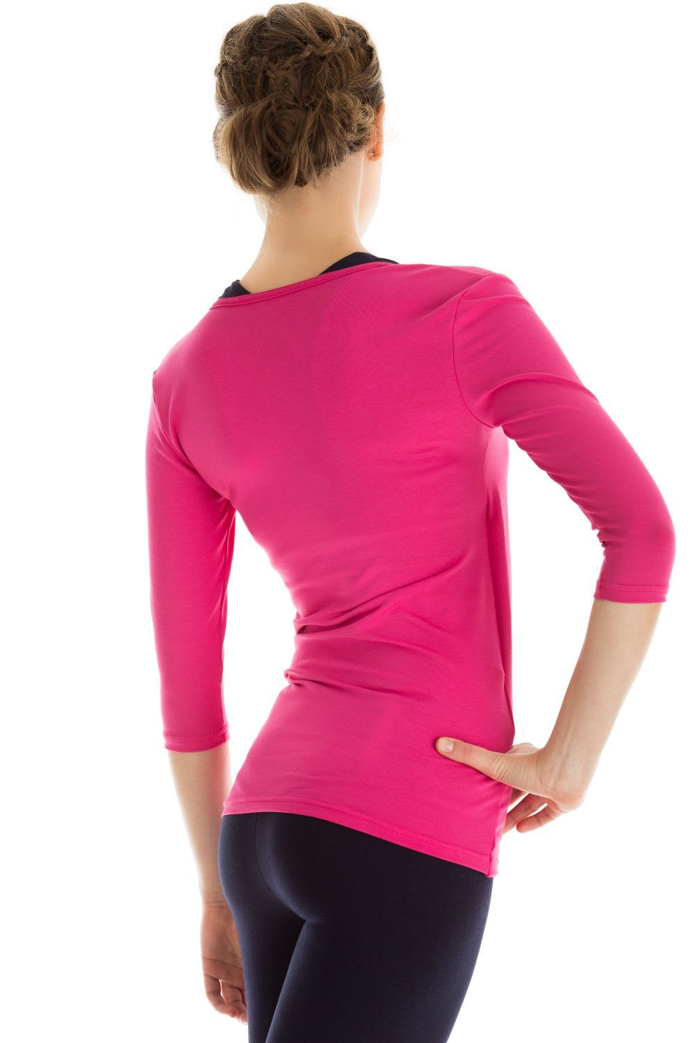 Winshape Wickelshirt WS3 ¾-Arm pink