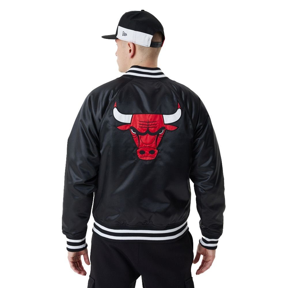 New Era Bulls Chicago Bomberjacke NBA Satin