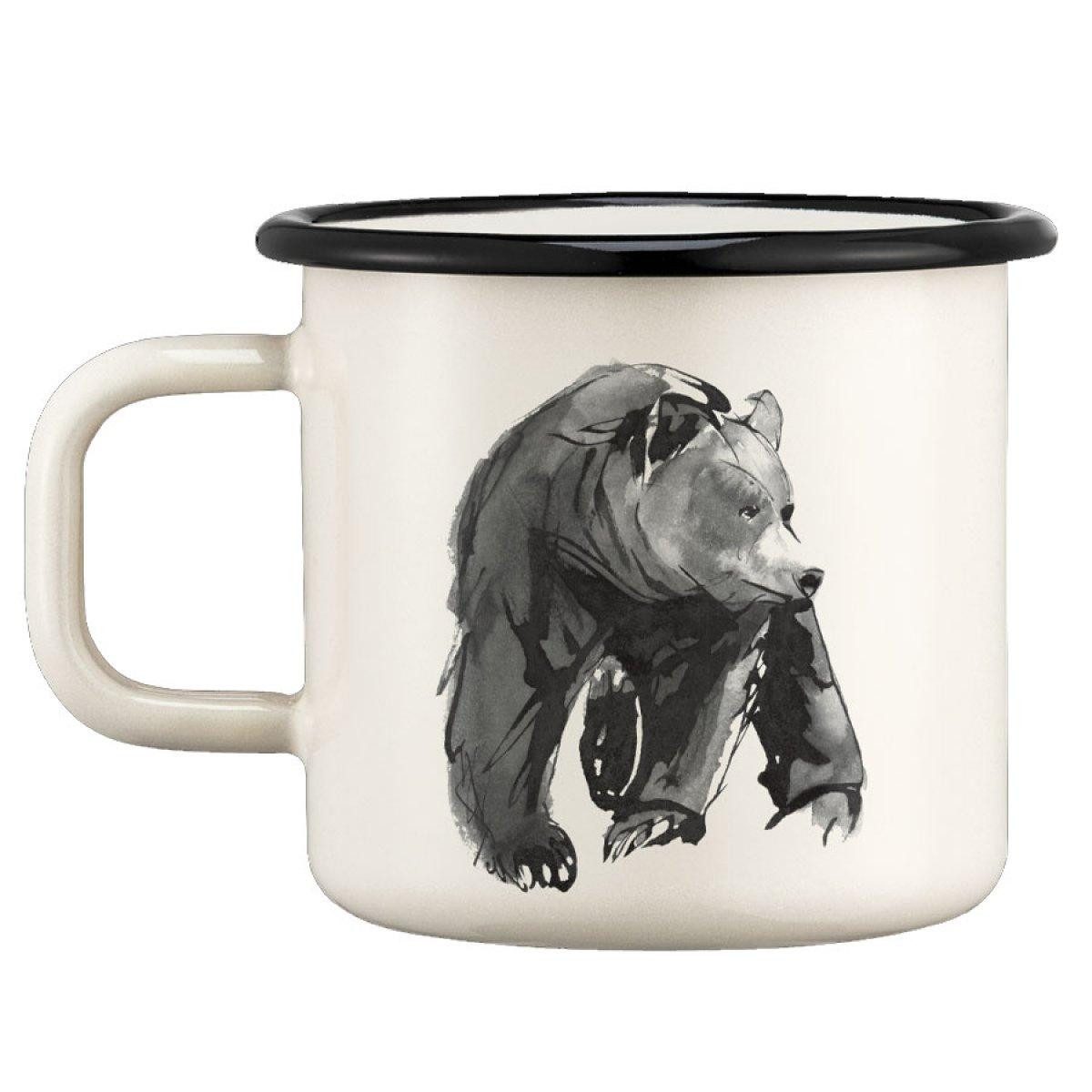 Muurla Tasse Tasse Bär Emaille (370 ml)