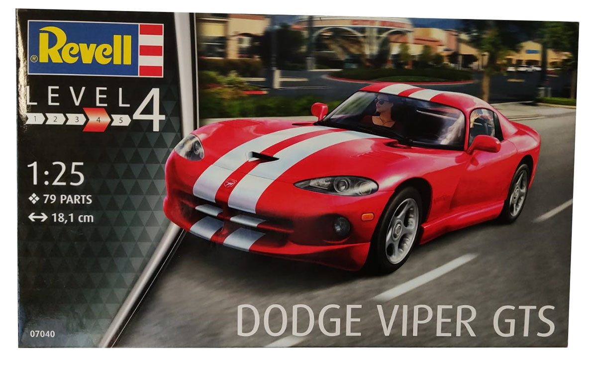 Revell® Modellauto Revell 07040 Dodge Viper GTS Modellbausatz, Maßstab 1:25