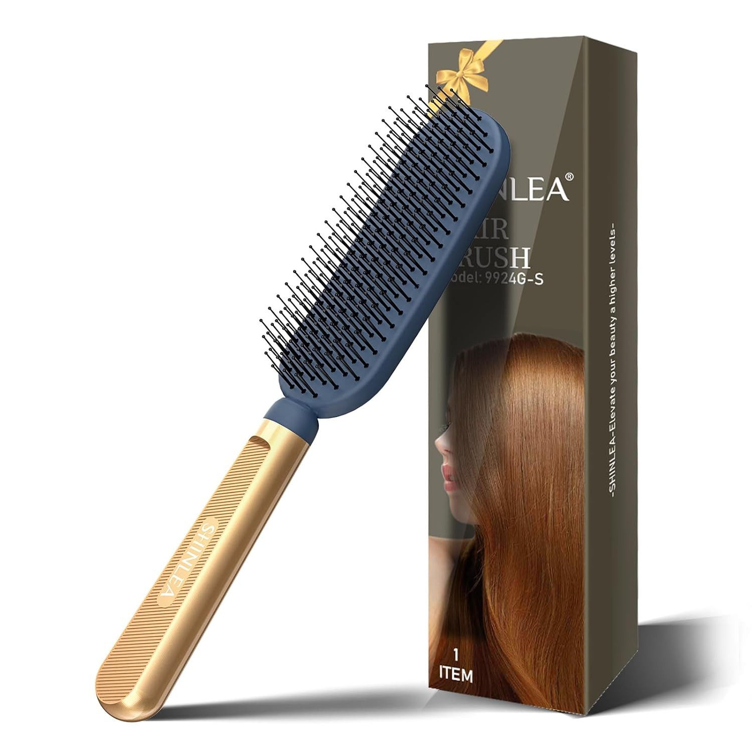 SHINLEA Nissenkamm Schmale Haarbürste für feines, dünnes und dickes Haar
