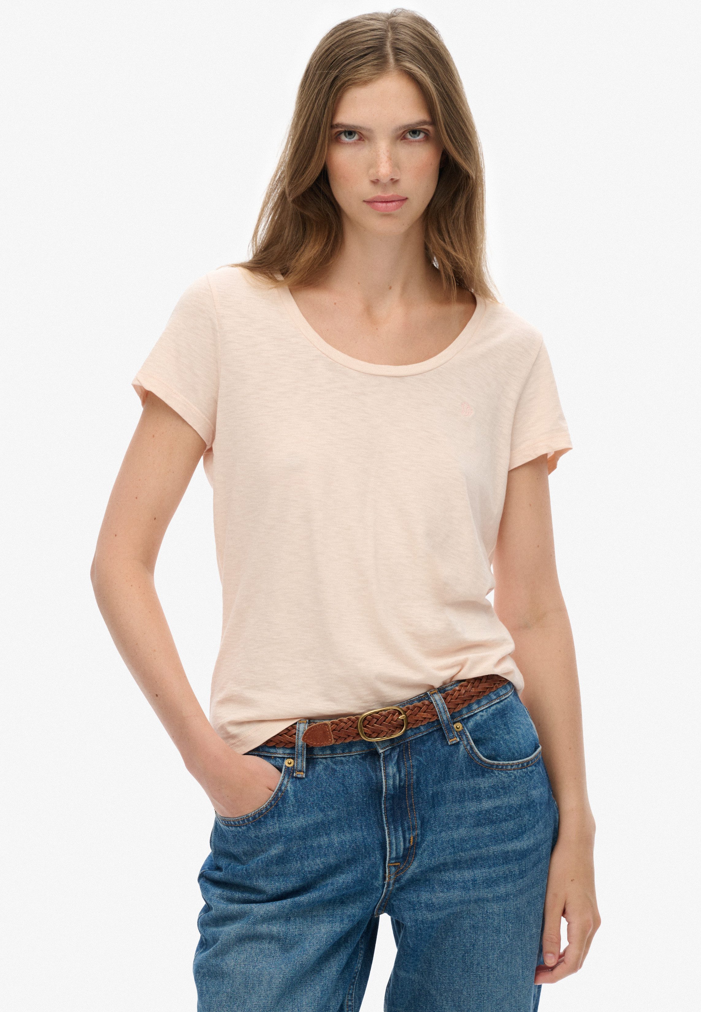 Superdry T-Shirt STUDIOS SCOOP NECK TEE günstig online kaufen